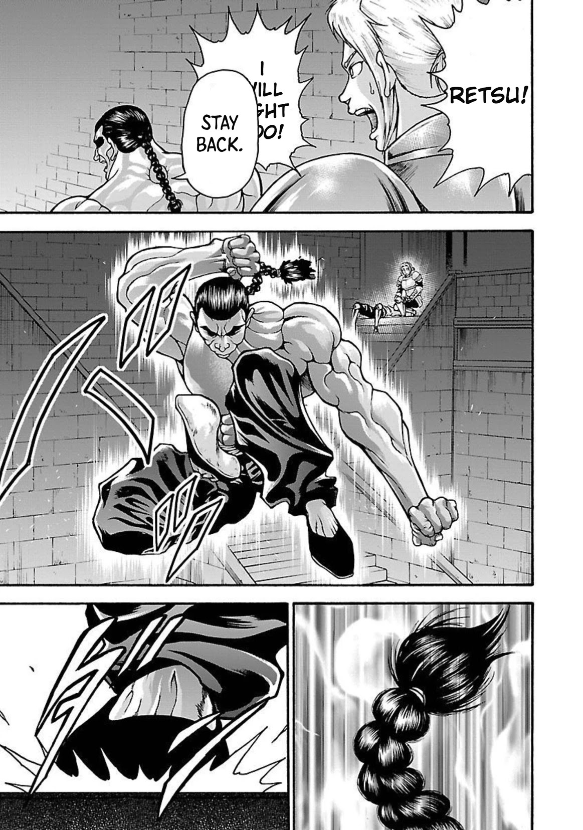 Baki Side Story - Retsu Kaioh Doesn't Mind Even if it's in another World Chapter 22 page 17 - Chapter 22: The work of a demon