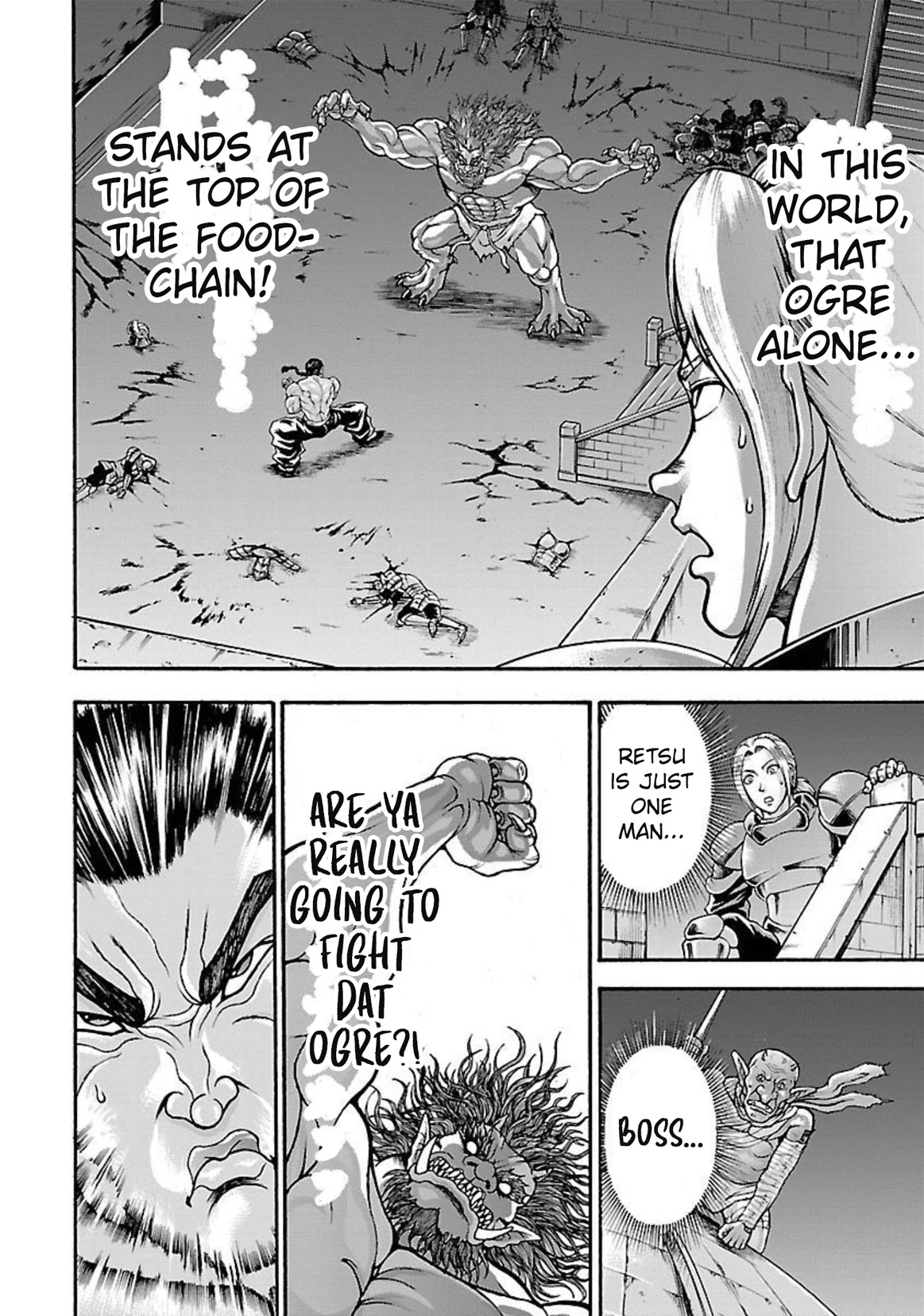 Baki Side Story - Retsu Kaioh Doesn't Mind Even if it's in another World Chapter 23 page 2 - Chapter 23: Ogre extermination