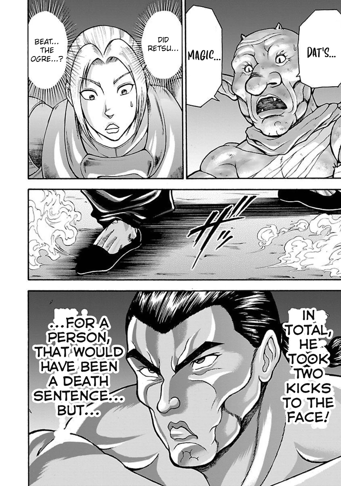 Baki Side Story - Retsu Kaioh Doesn't Mind Even if it's in another World Chapter 23 page 9 - Chapter 23: Ogre extermination