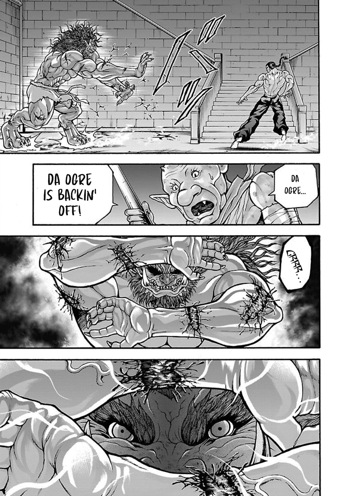 Baki Side Story - Retsu Kaioh Doesn't Mind Even if it's in another World Chapter 24 page 14 - Chapter 24: Whip