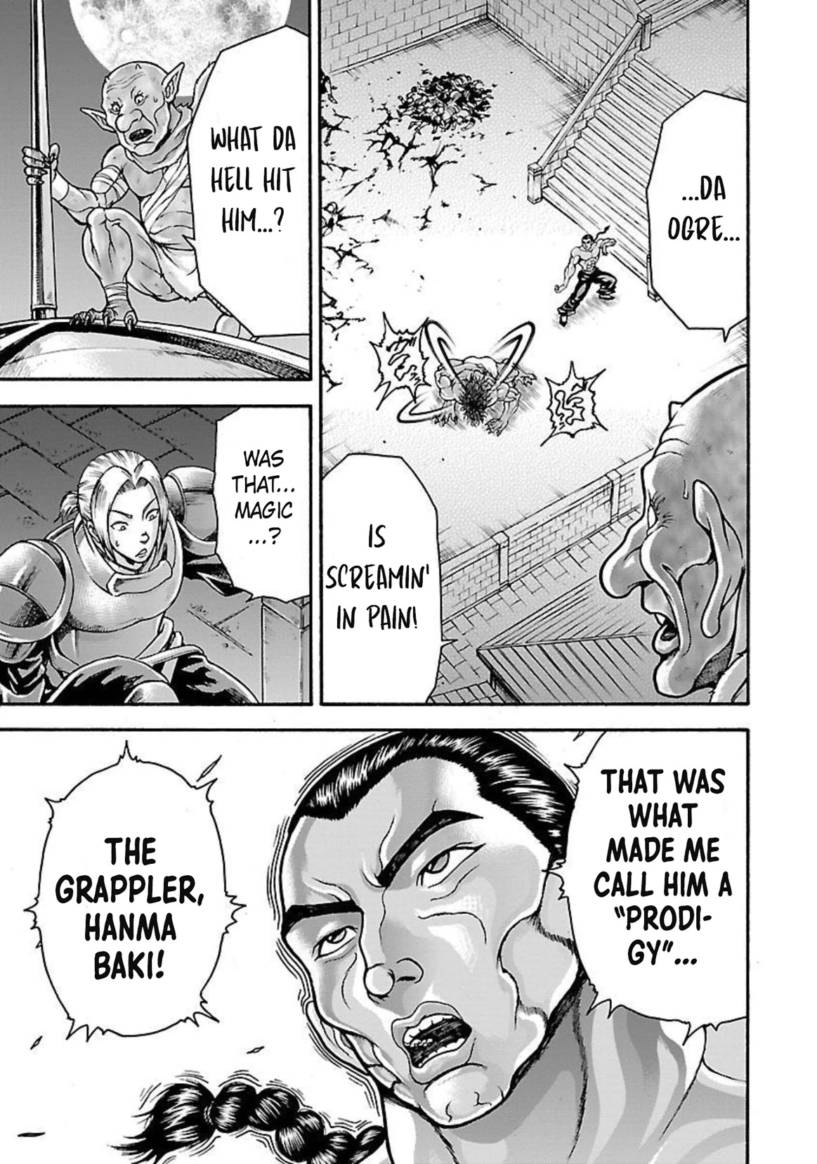 Baki Side Story - Retsu Kaioh Doesn't Mind Even if it's in another World Chapter 24 page 8 - Chapter 24: Whip