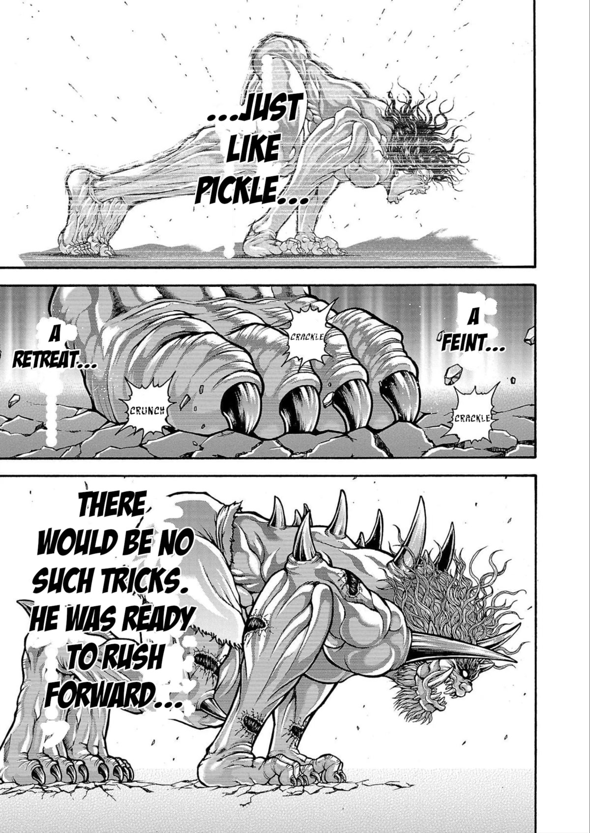Baki Side Story - Retsu Kaioh Doesn't Mind Even if it's in another World Chapter 25 page 12 - Chapter 25: Triceratops