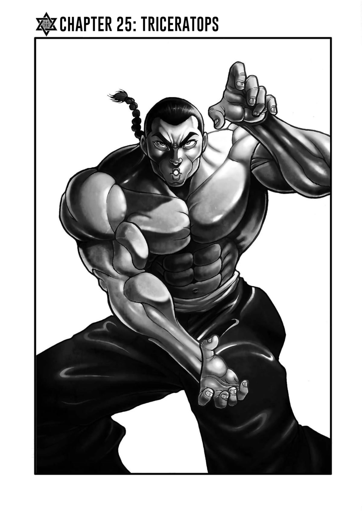 Baki Side Story - Retsu Kaioh Doesn't Mind Even if it's in another World Chapter 25 page 7 - Chapter 25: Triceratops