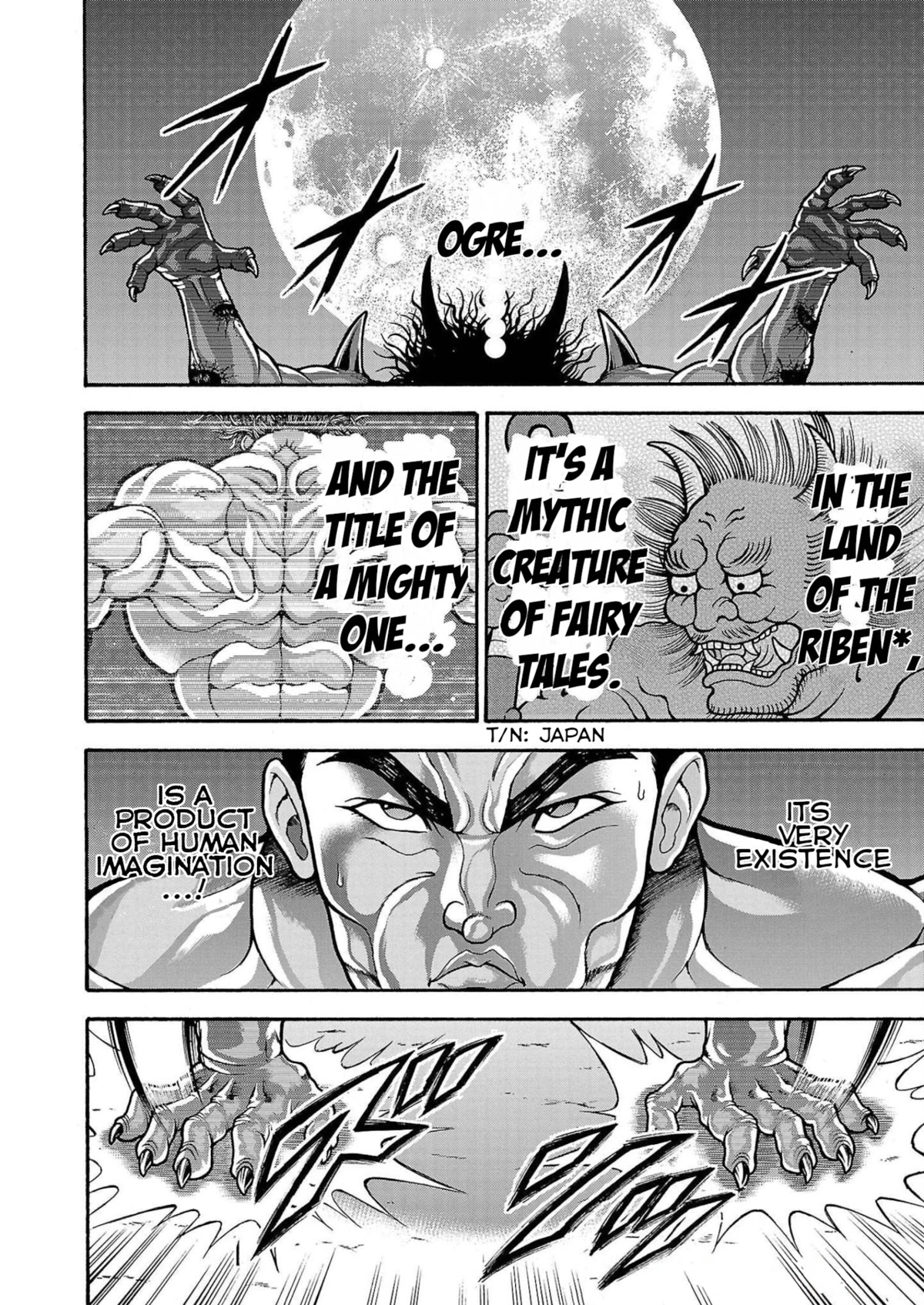 Baki Side Story - Retsu Kaioh Doesn't Mind Even if it's in another World Chapter 25 page 8 - Chapter 25: Triceratops