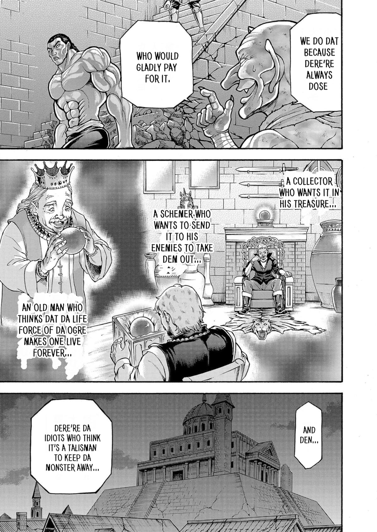 Baki Side Story - Retsu Kaioh Doesn't Mind Even if it's in another World Chapter 27 page 10 - Chapter 27: The cry of the ogre