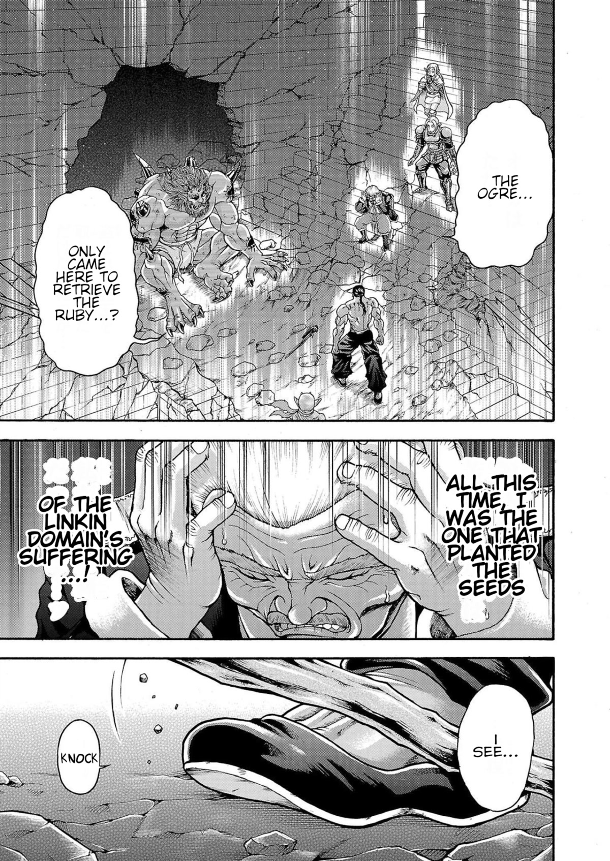Baki Side Story - Retsu Kaioh Doesn't Mind Even if it's in another World Chapter 27 page 12 - Chapter 27: The cry of the ogre