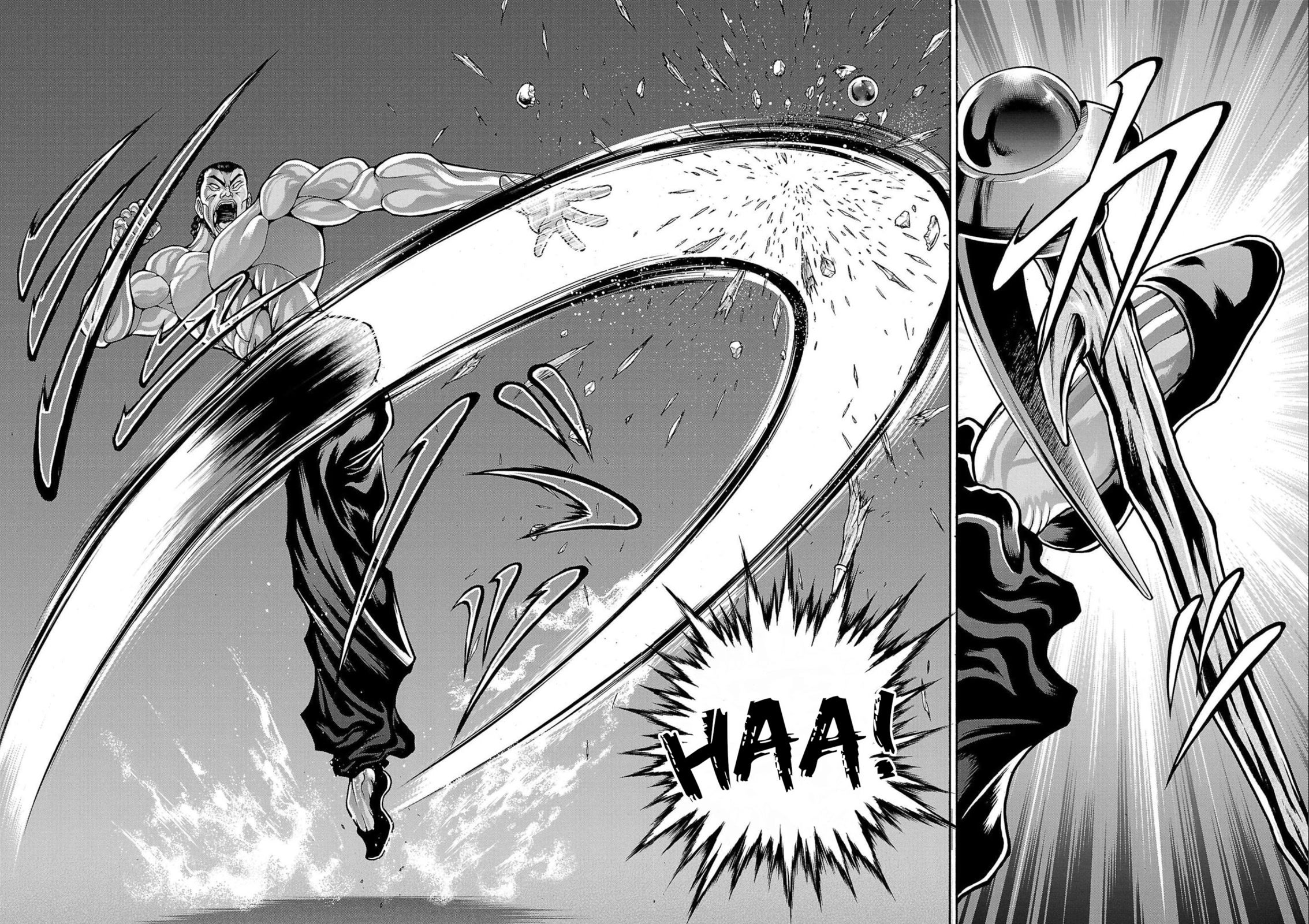 Baki Side Story - Retsu Kaioh Doesn't Mind Even if it's in another World Chapter 27 page 15 - Chapter 27: The cry of the ogre