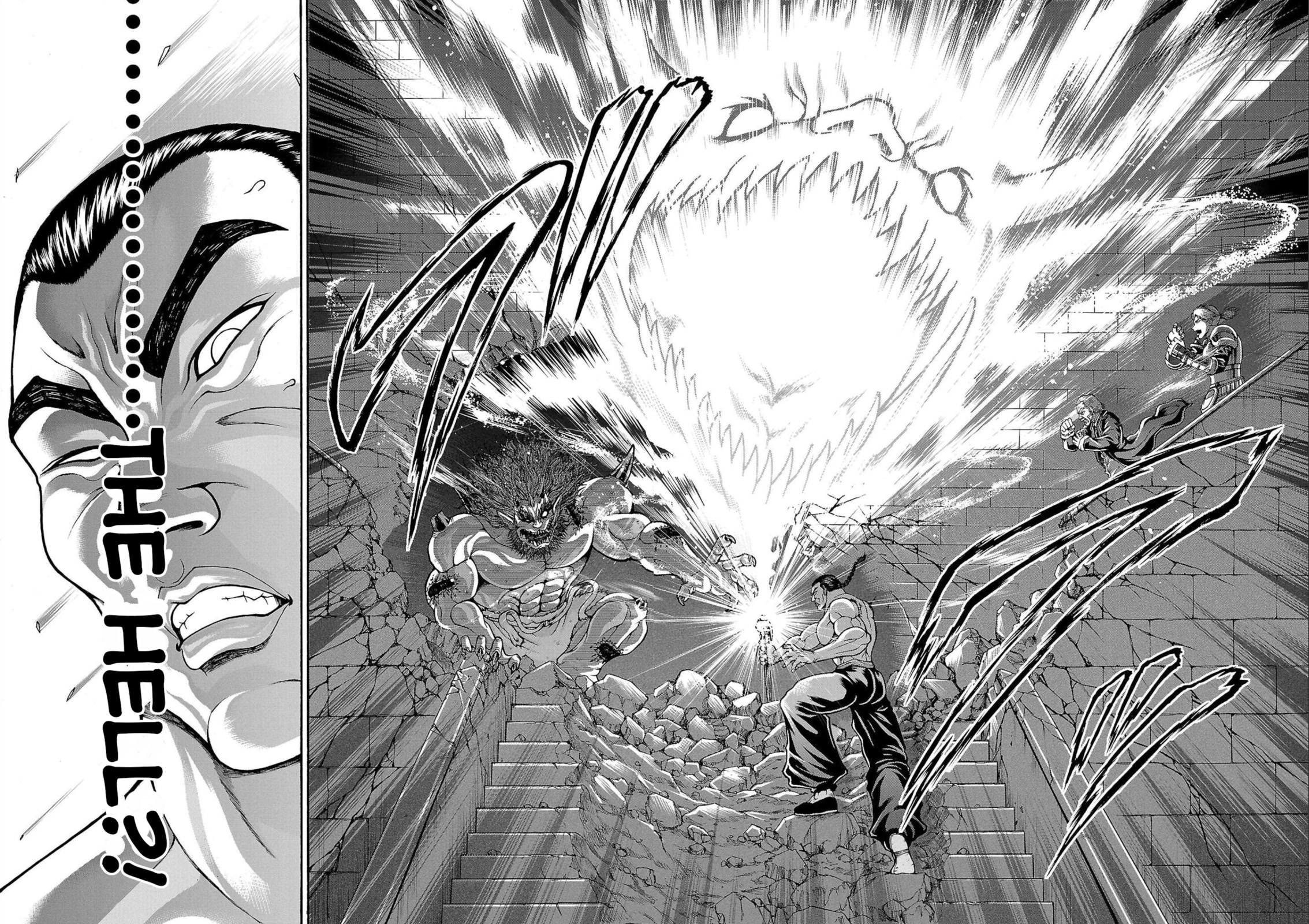 Baki Side Story - Retsu Kaioh Doesn't Mind Even if it's in another World Chapter 27 page 4 - Chapter 27: The cry of the ogre