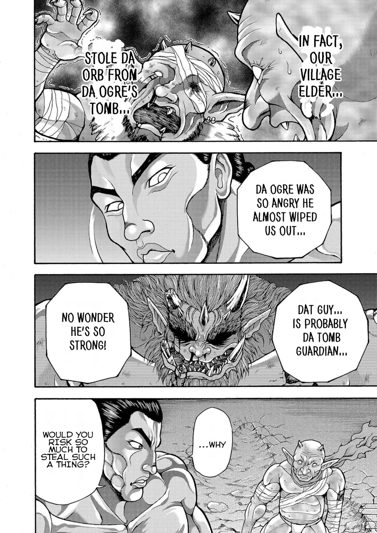 Baki Side Story - Retsu Kaioh Doesn't Mind Even if it's in another World Chapter 27 page 9 - Chapter 27: The cry of the ogre
