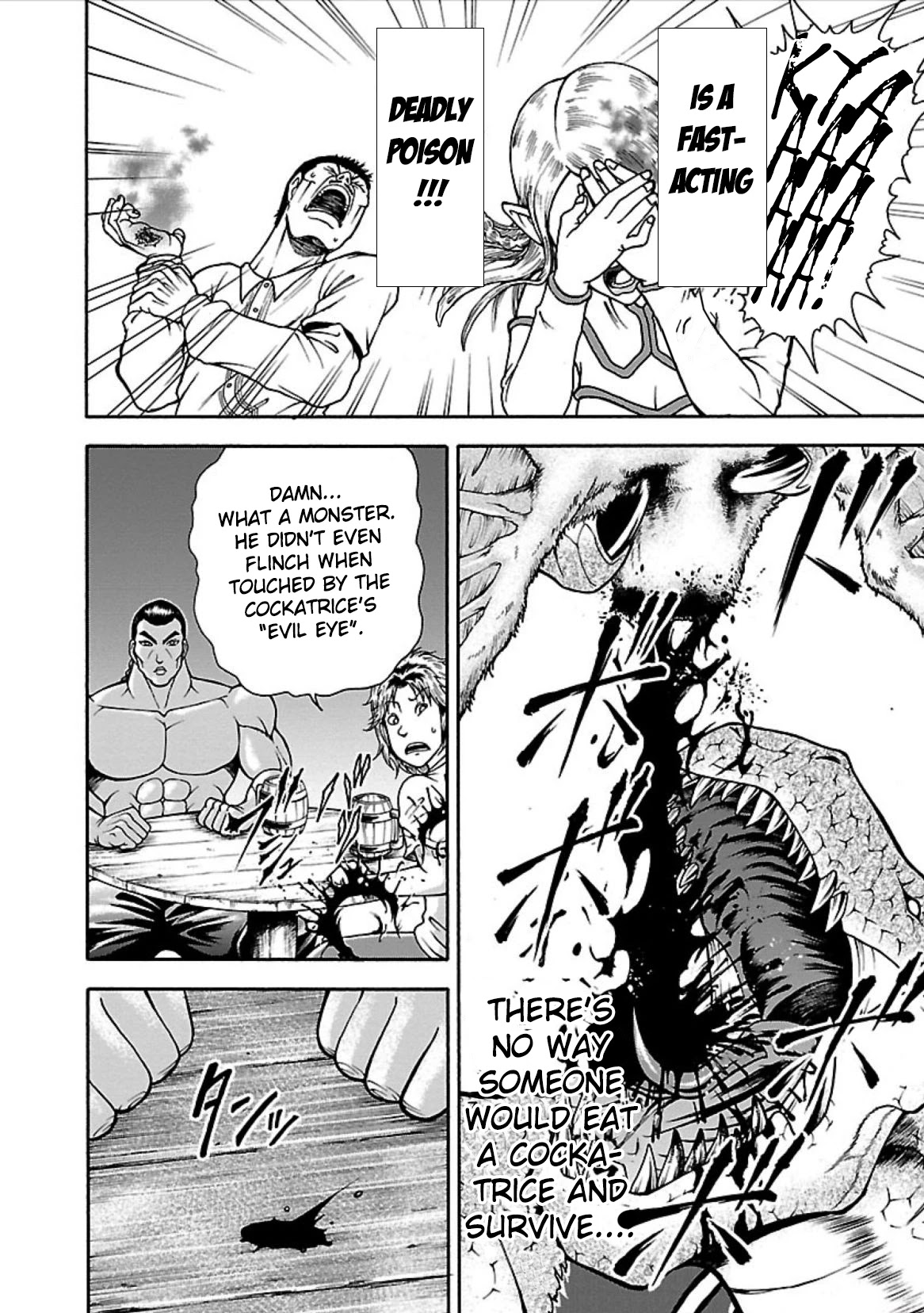 Baki Side Story - Retsu Kaioh Doesn't Mind Even if it's in another World Chapter 3 page 12 - Chapter 3: Lizardman