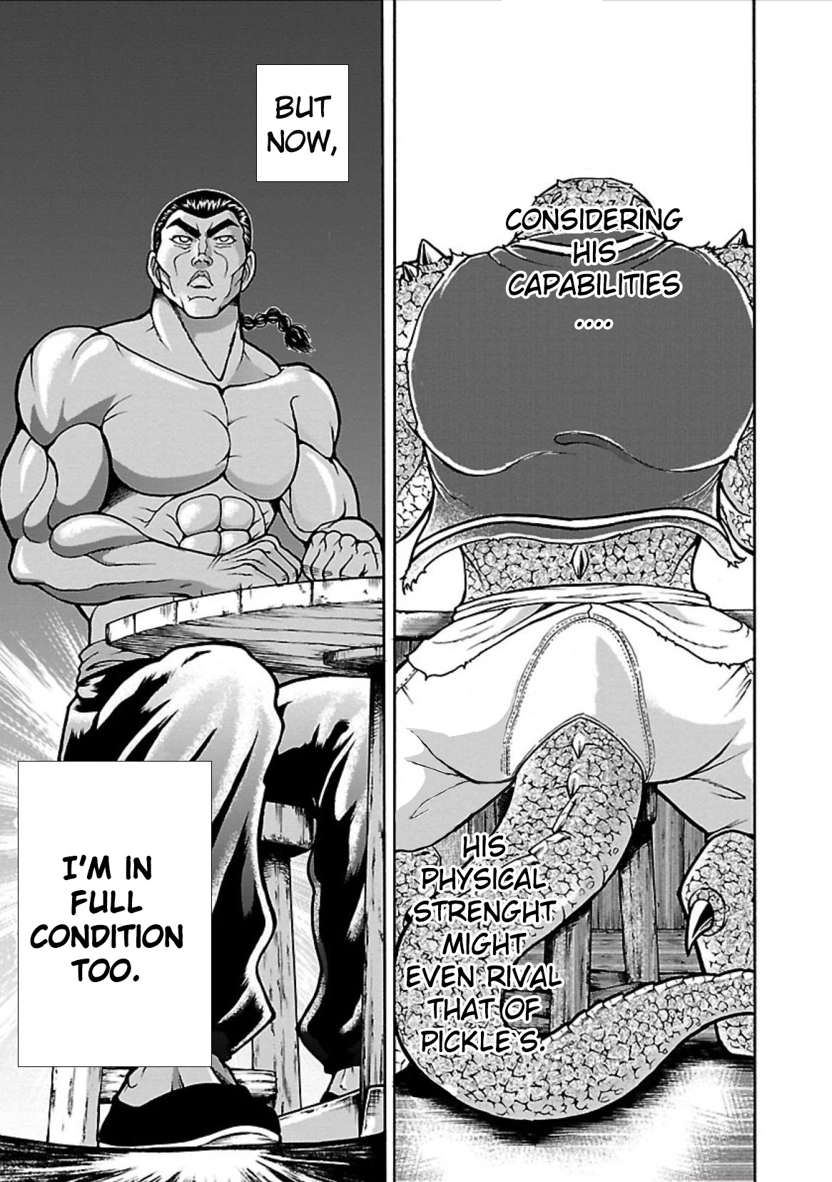Baki Side Story - Retsu Kaioh Doesn't Mind Even if it's in another World Chapter 3 page 15 - Chapter 3: Lizardman
