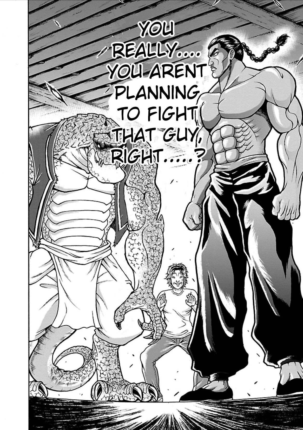 Baki Side Story - Retsu Kaioh Doesn't Mind Even if it's in another World Chapter 3 page 24 - Chapter 3: Lizardman
