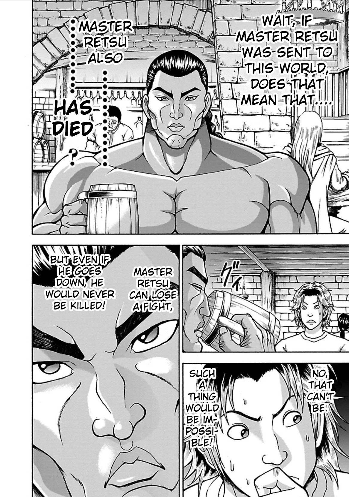 Baki Side Story - Retsu Kaioh Doesn't Mind Even if it's in another World Chapter 3 page 4 - Chapter 3: Lizardman