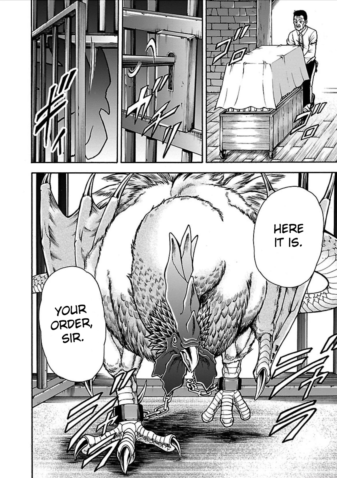 Baki Side Story - Retsu Kaioh Doesn't Mind Even if it's in another World Chapter 3 page 8 - Chapter 3: Lizardman