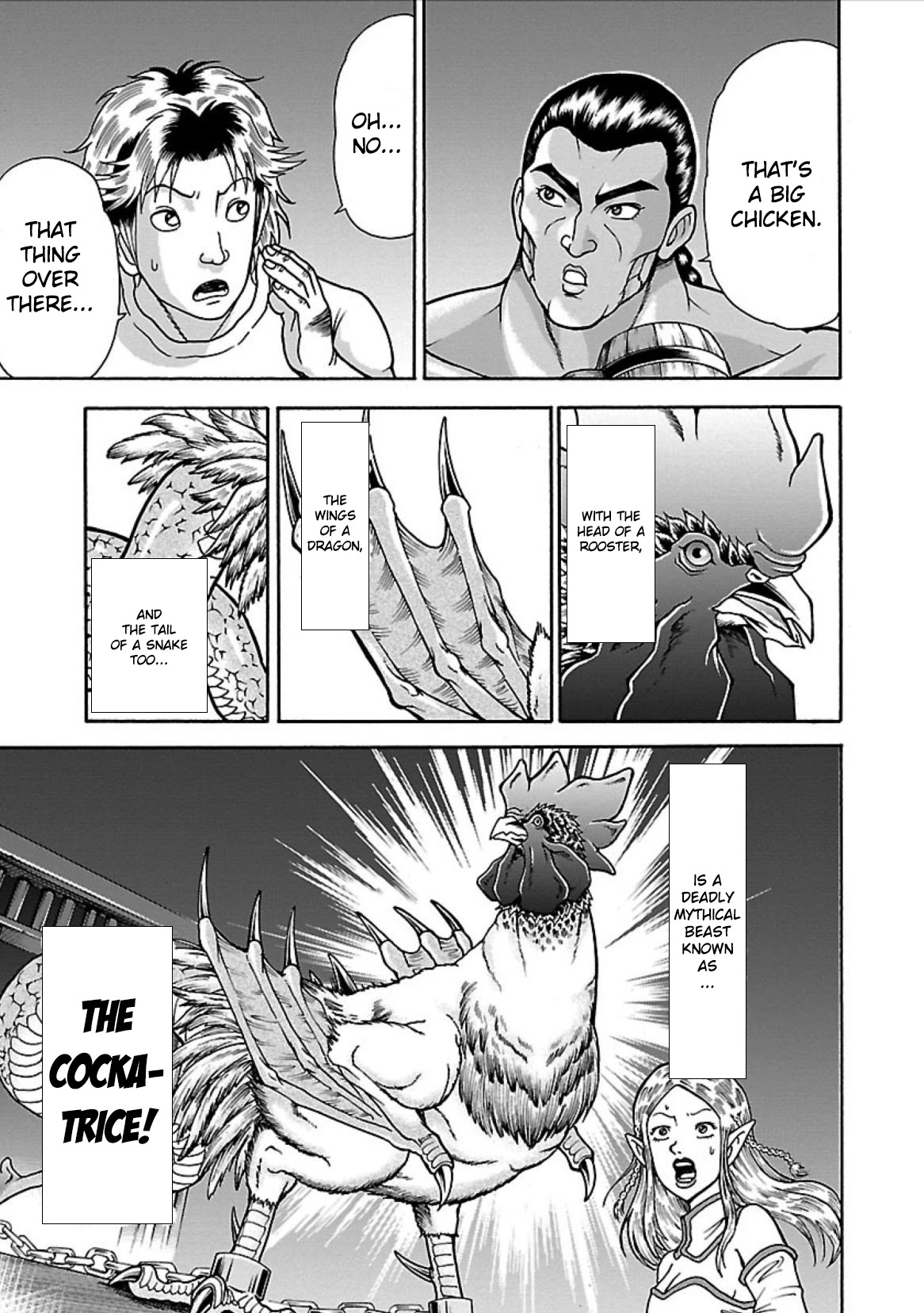 Baki Side Story - Retsu Kaioh Doesn't Mind Even if it's in another World Chapter 3 page 9 - Chapter 3: Lizardman