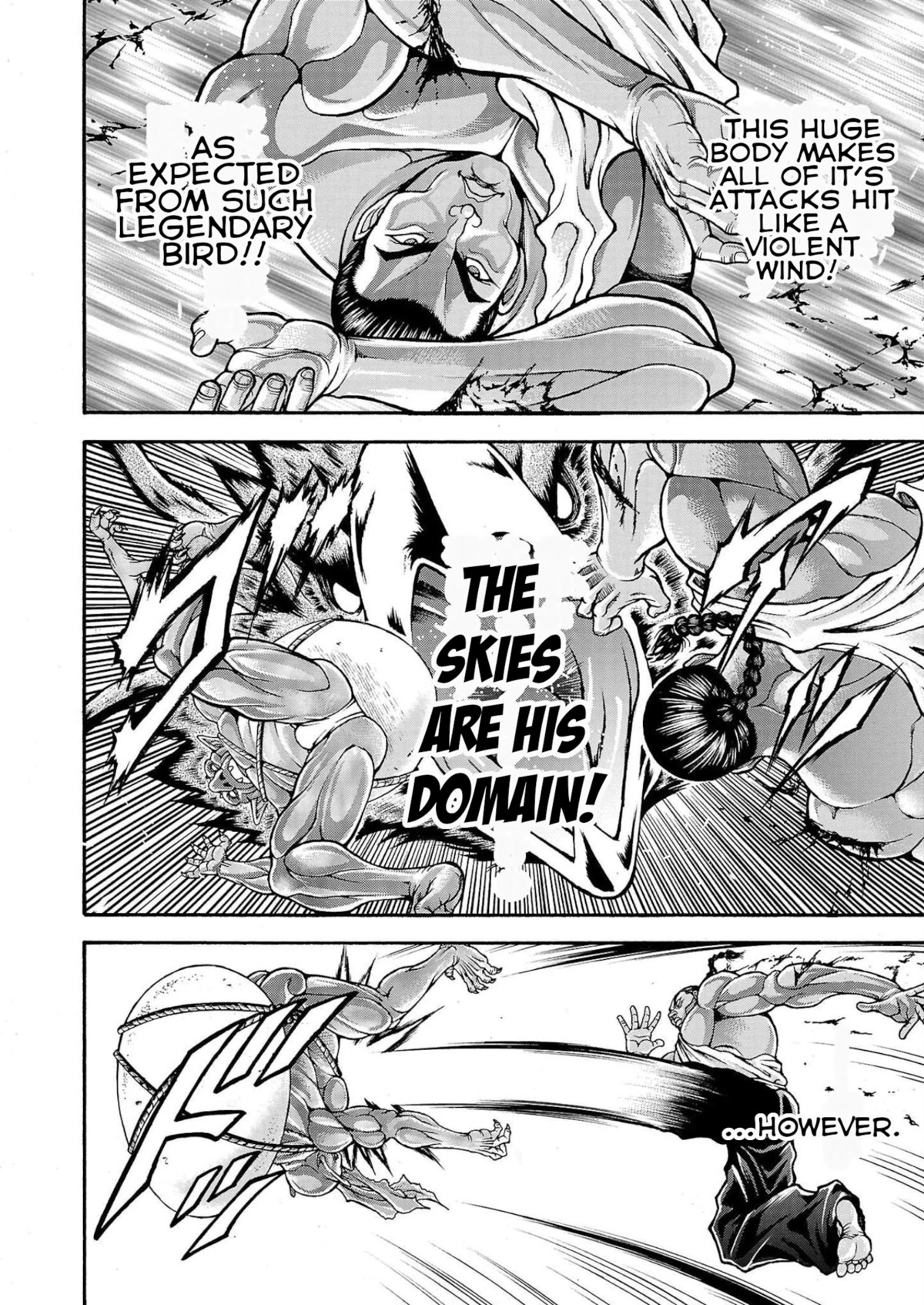 Baki Side Story - Retsu Kaioh Doesn't Mind Even if it's in another World Chapter 30 page 11 - Chapter 30: Unconventional Air Battle