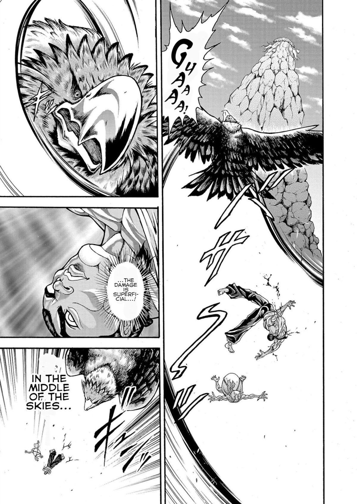 Baki Side Story - Retsu Kaioh Doesn't Mind Even if it's in another World Chapter 30 page 14 - Chapter 30: Unconventional Air Battle