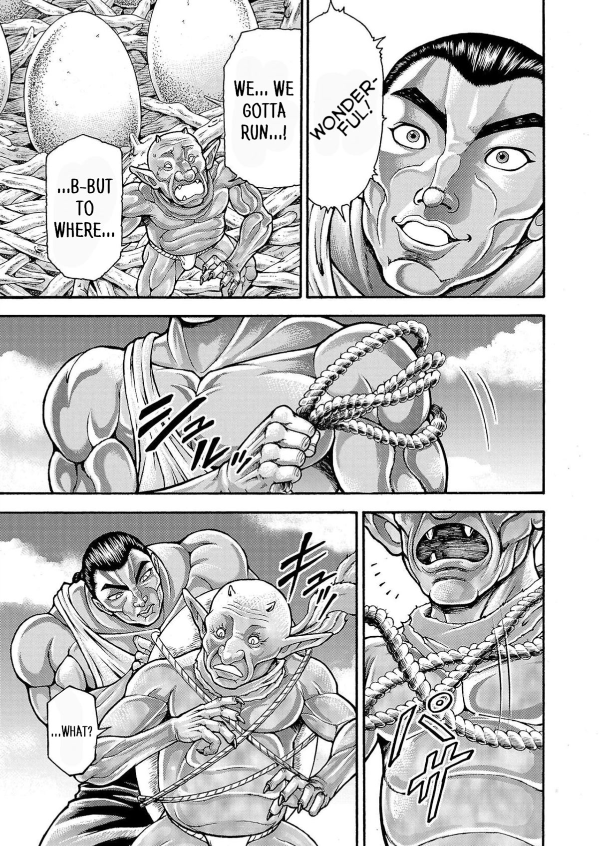 Baki Side Story - Retsu Kaioh Doesn't Mind Even if it's in another World Chapter 30 page 3 - Chapter 30: Unconventional Air Battle