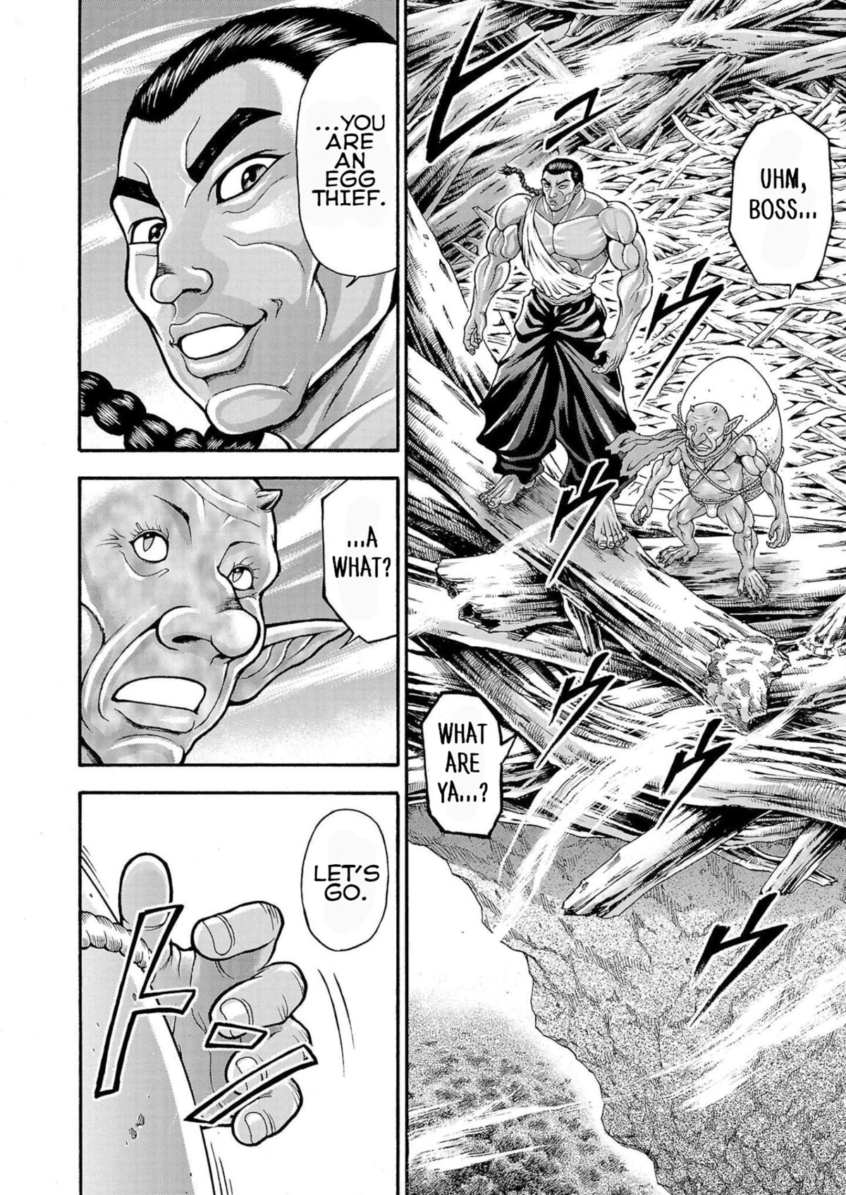 Baki Side Story - Retsu Kaioh Doesn't Mind Even if it's in another World Chapter 30 page 4 - Chapter 30: Unconventional Air Battle