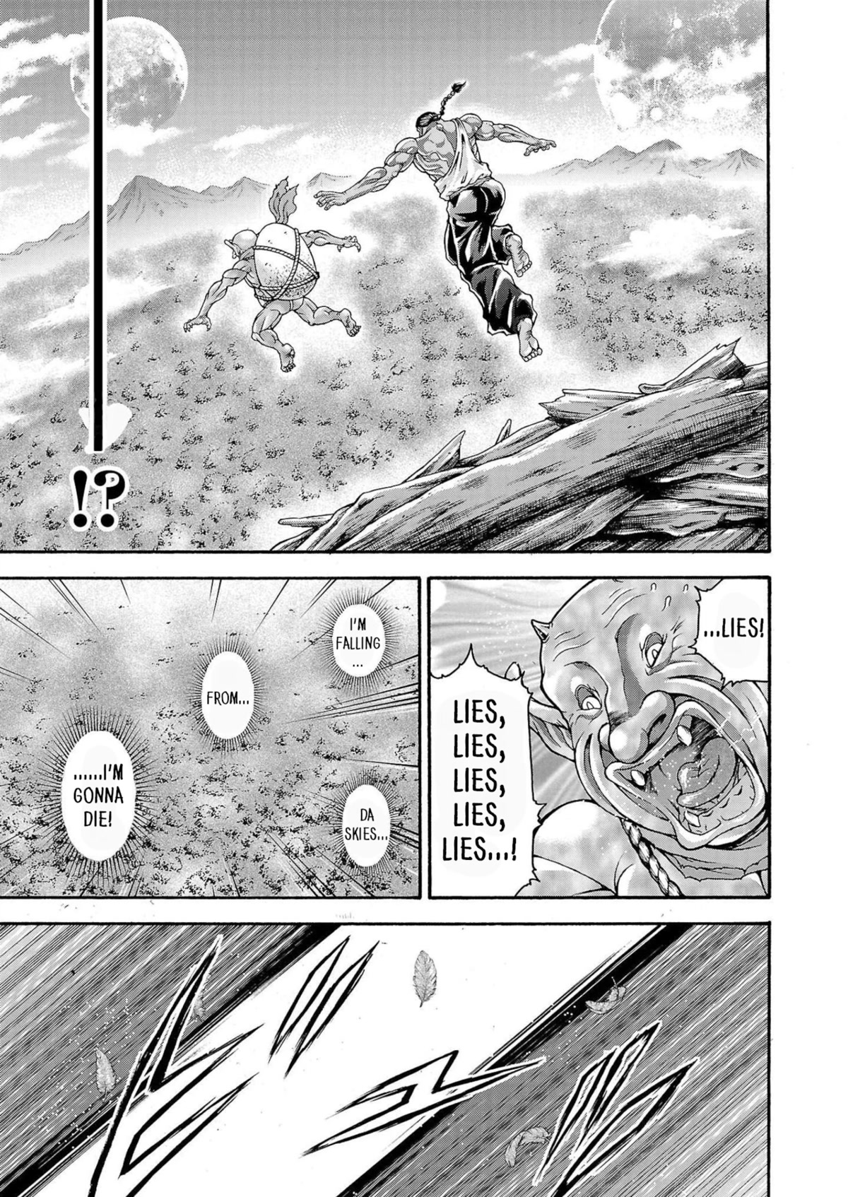 Baki Side Story - Retsu Kaioh Doesn't Mind Even if it's in another World Chapter 30 page 5 - Chapter 30: Unconventional Air Battle