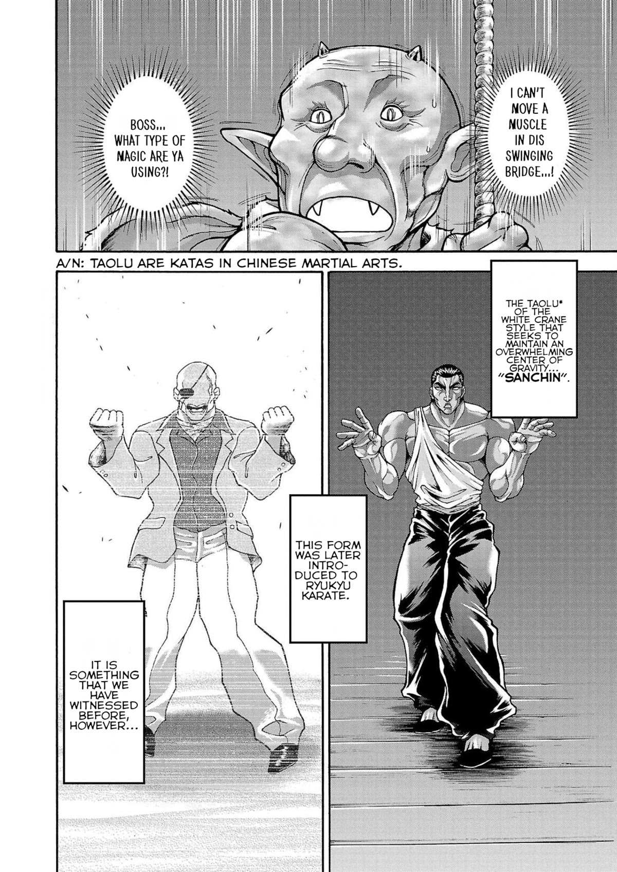 Baki Side Story - Retsu Kaioh Doesn't Mind Even if it's in another World Chapter 32 page 10 - Chapter 32: The town of Murone