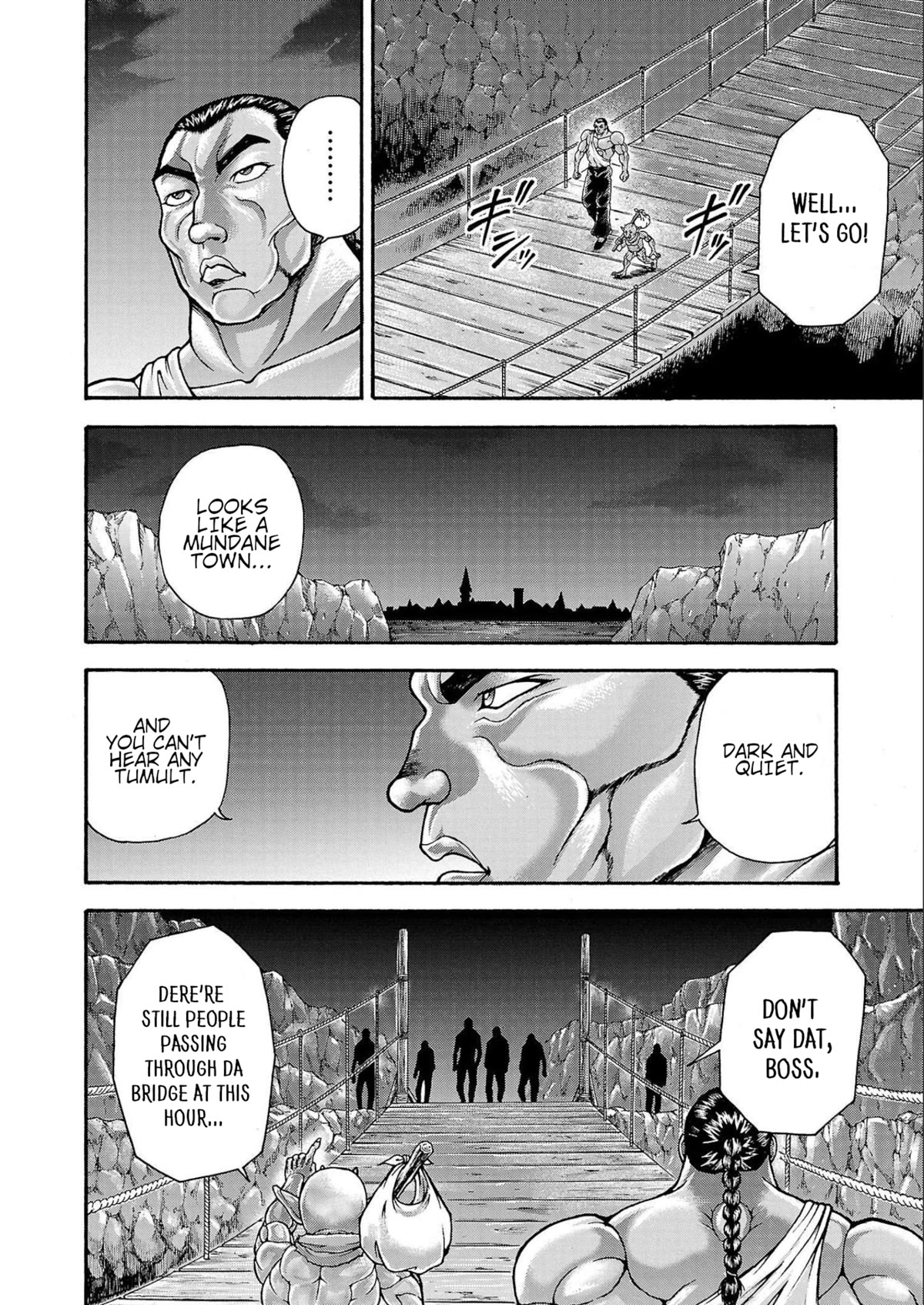 Baki Side Story - Retsu Kaioh Doesn't Mind Even if it's in another World Chapter 32 page 4 - Chapter 32: The town of Murone