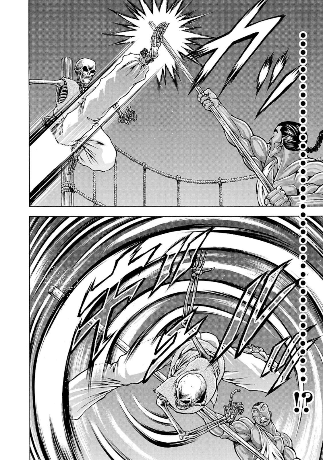 Baki Side Story - Retsu Kaioh Doesn't Mind Even if it's in another World Chapter 33 page 10 - Chapter 33: Human limits