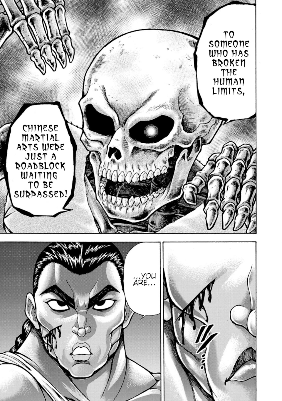 Baki Side Story - Retsu Kaioh Doesn't Mind Even if it's in another World Chapter 33 page 15 - Chapter 33: Human limits