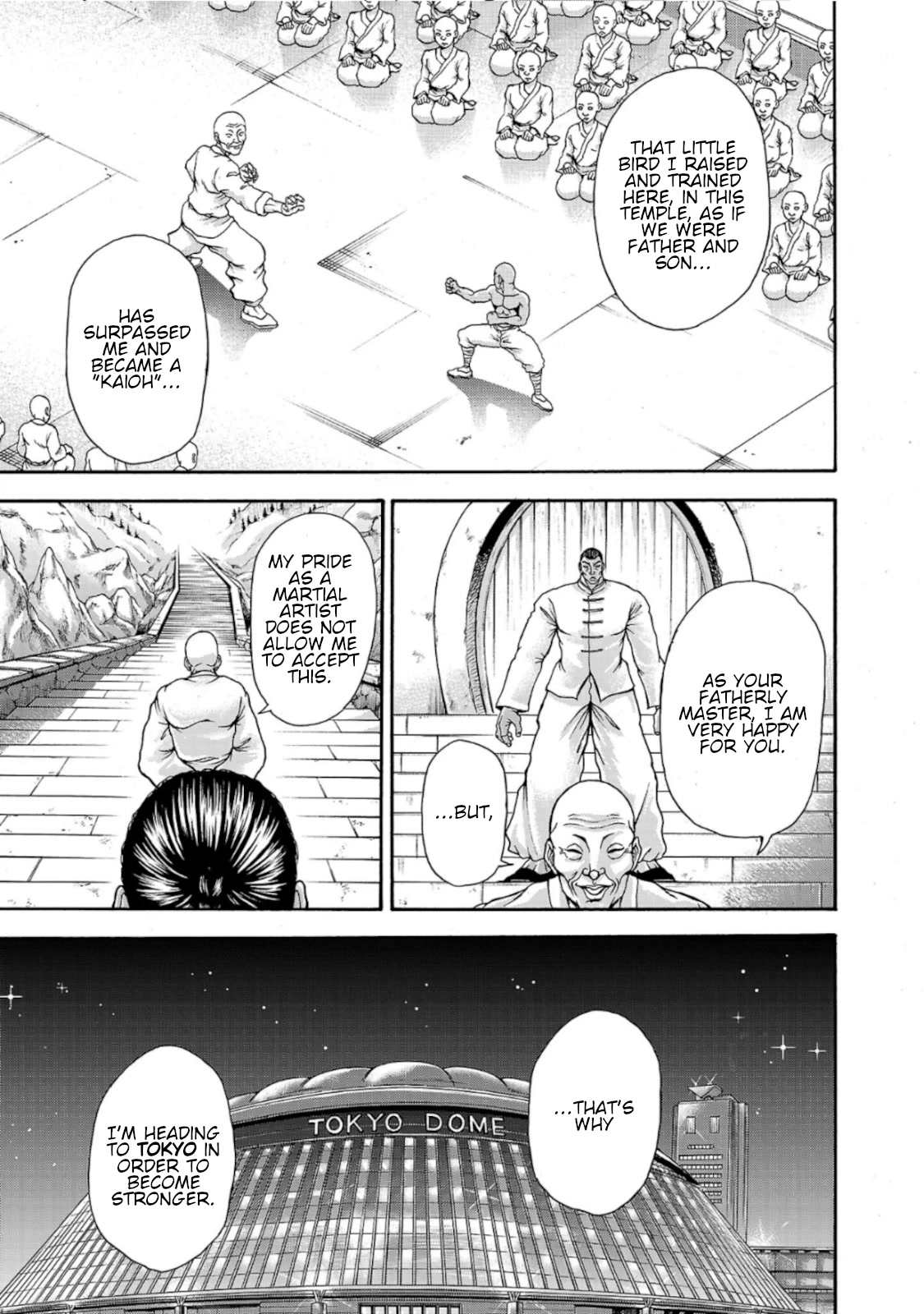 Baki Side Story - Retsu Kaioh Doesn't Mind Even if it's in another World Chapter 33 page 17 - Chapter 33: Human limits