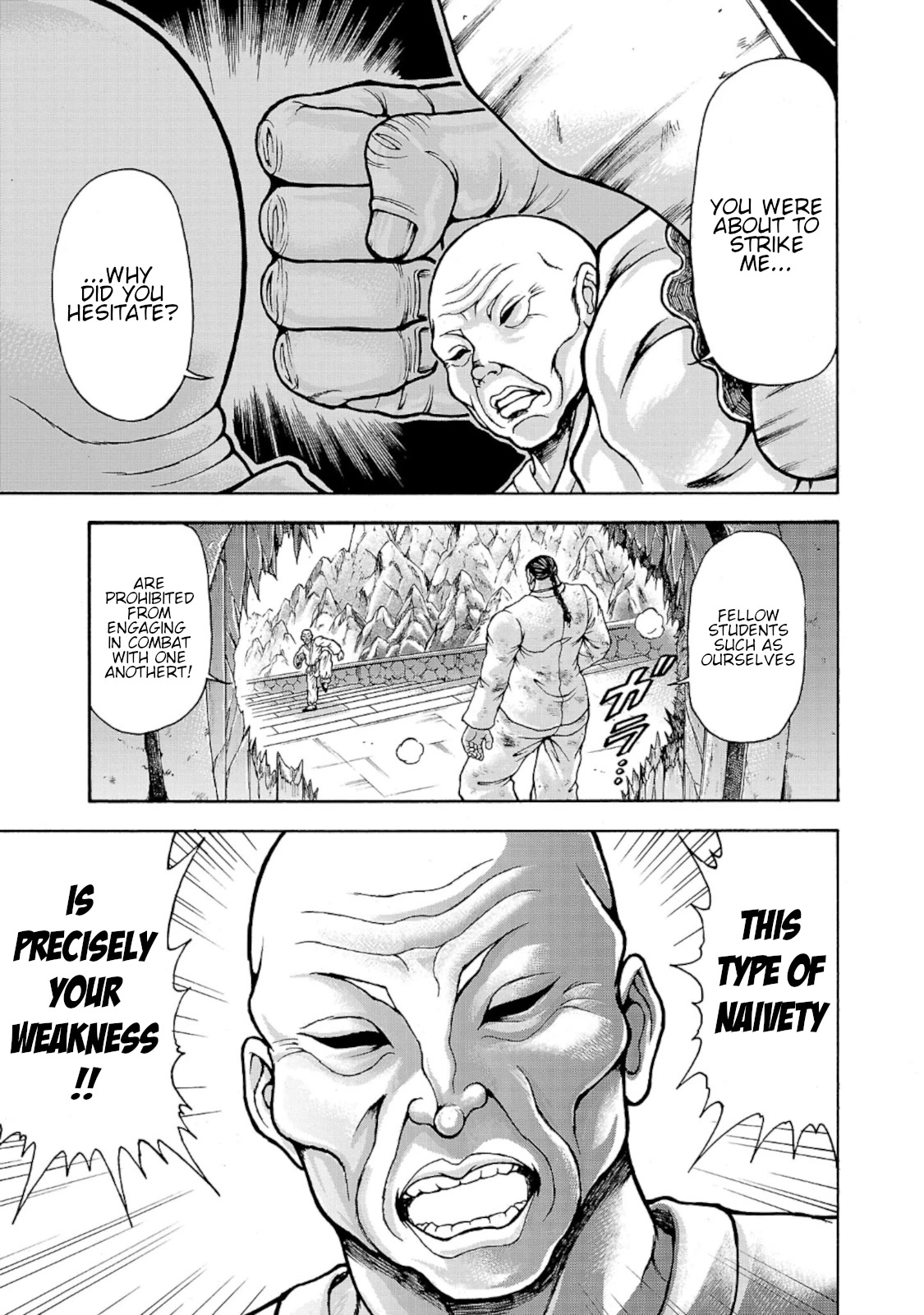 Baki Side Story - Retsu Kaioh Doesn't Mind Even if it's in another World Chapter 33 page 22 - Chapter 33: Human limits