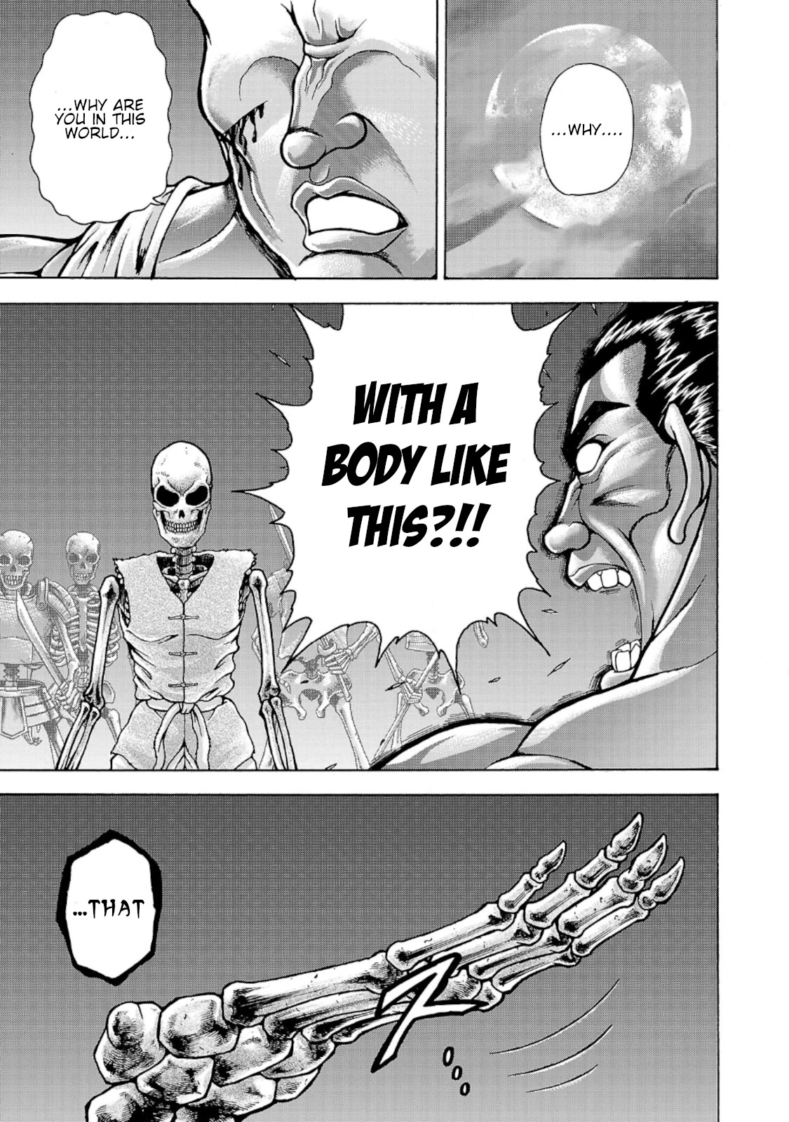 Baki Side Story - Retsu Kaioh Doesn't Mind Even if it's in another World Chapter 33 page 24 - Chapter 33: Human limits