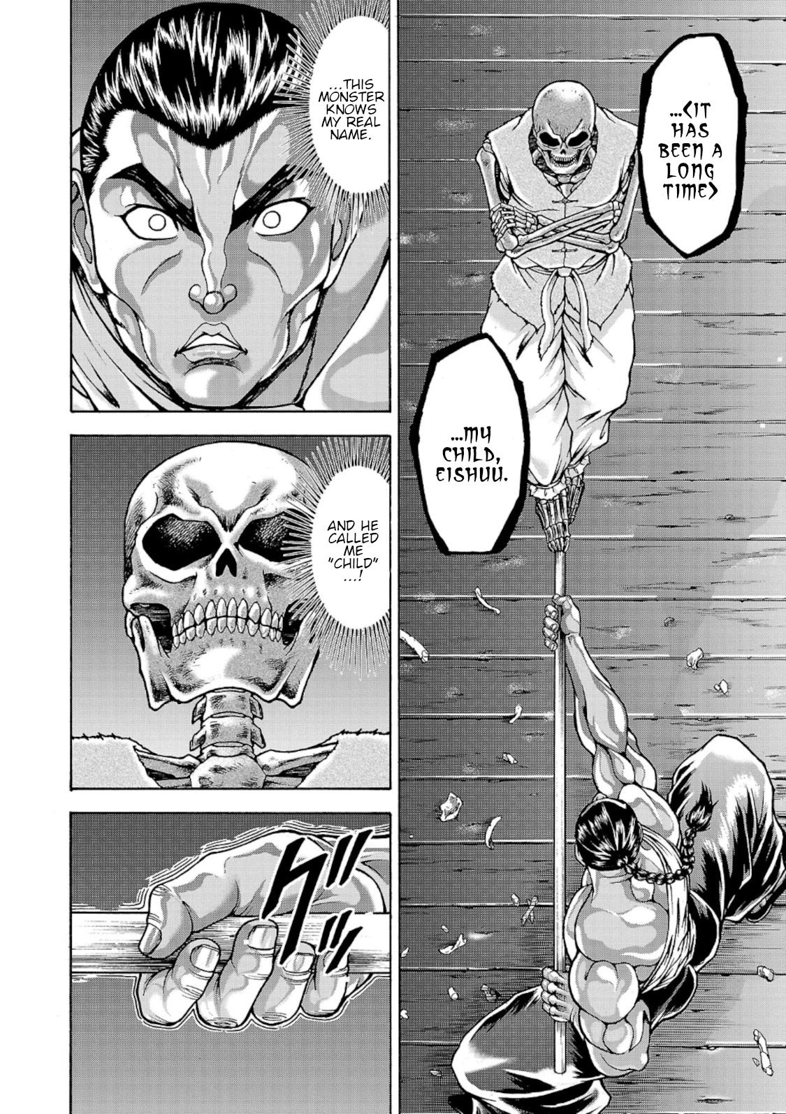 Baki Side Story - Retsu Kaioh Doesn't Mind Even if it's in another World Chapter 33 page 8 - Chapter 33: Human limits