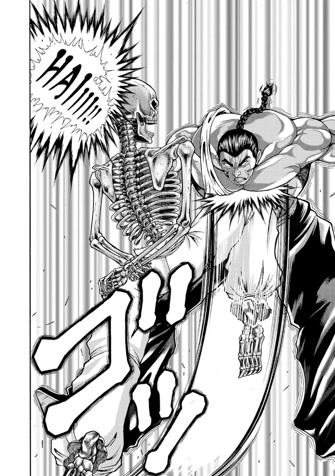 Baki Side Story - Retsu Kaioh Doesn't Mind Even if it's in another World Chapter 34 page 10 - Chapter 34: Spinning top