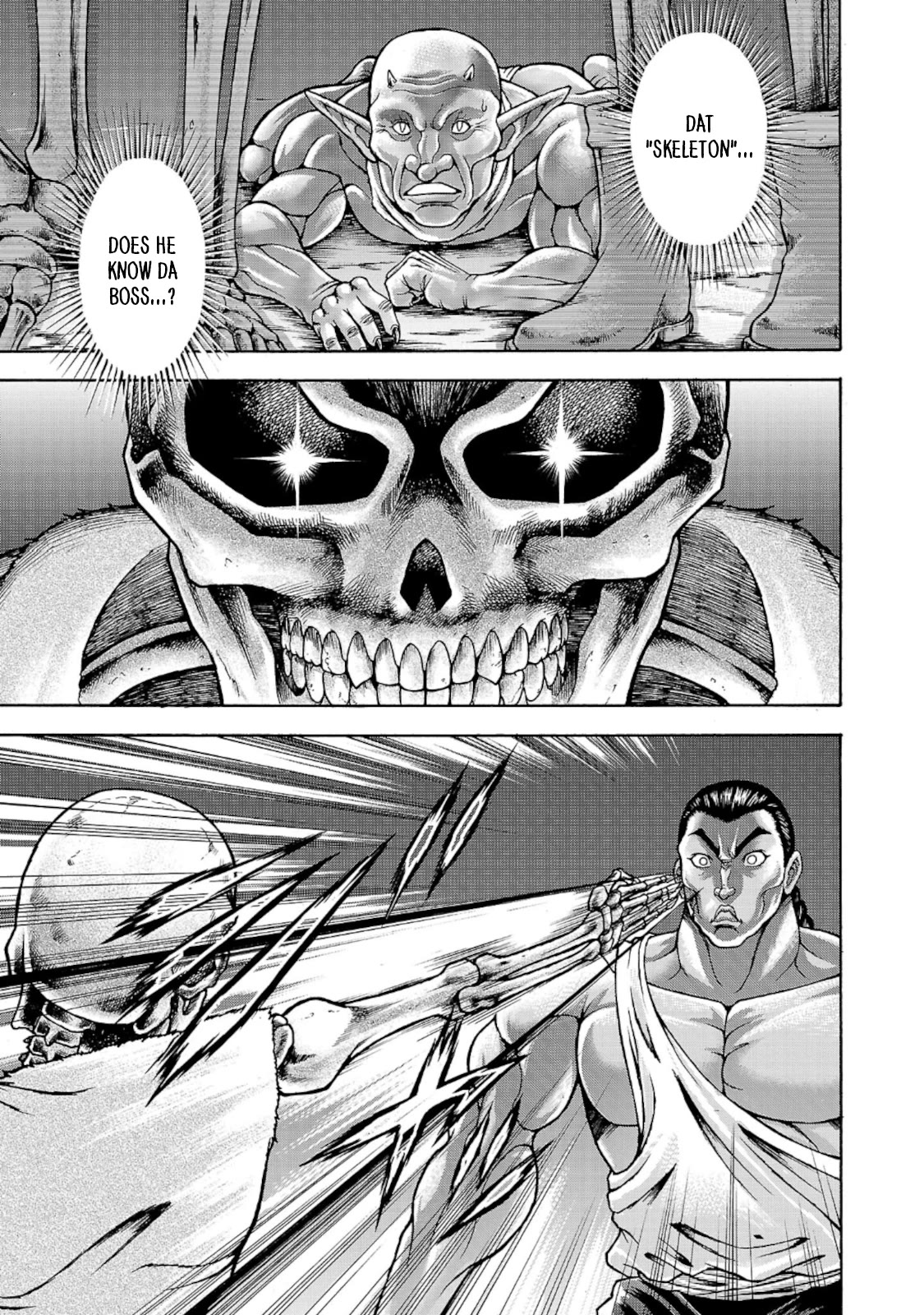 Baki Side Story - Retsu Kaioh Doesn't Mind Even if it's in another World Chapter 34 page 3 - Chapter 34: Spinning top