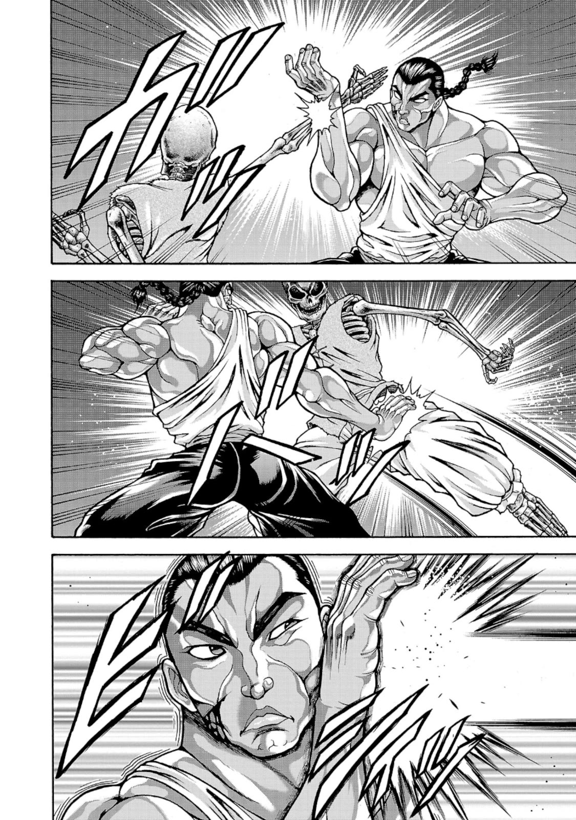 Baki Side Story - Retsu Kaioh Doesn't Mind Even if it's in another World Chapter 34 page 4 - Chapter 34: Spinning top