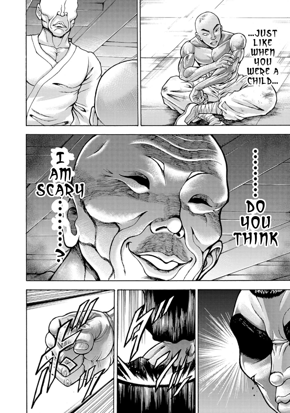 Baki Side Story - Retsu Kaioh Doesn't Mind Even if it's in another World Chapter 34 page 6 - Chapter 34: Spinning top