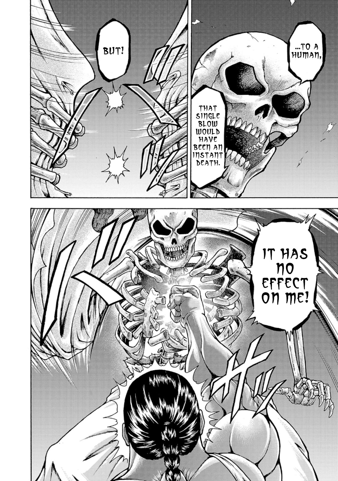 Baki Side Story - Retsu Kaioh Doesn't Mind Even if it's in another World Chapter 34 page 8 - Chapter 34: Spinning top