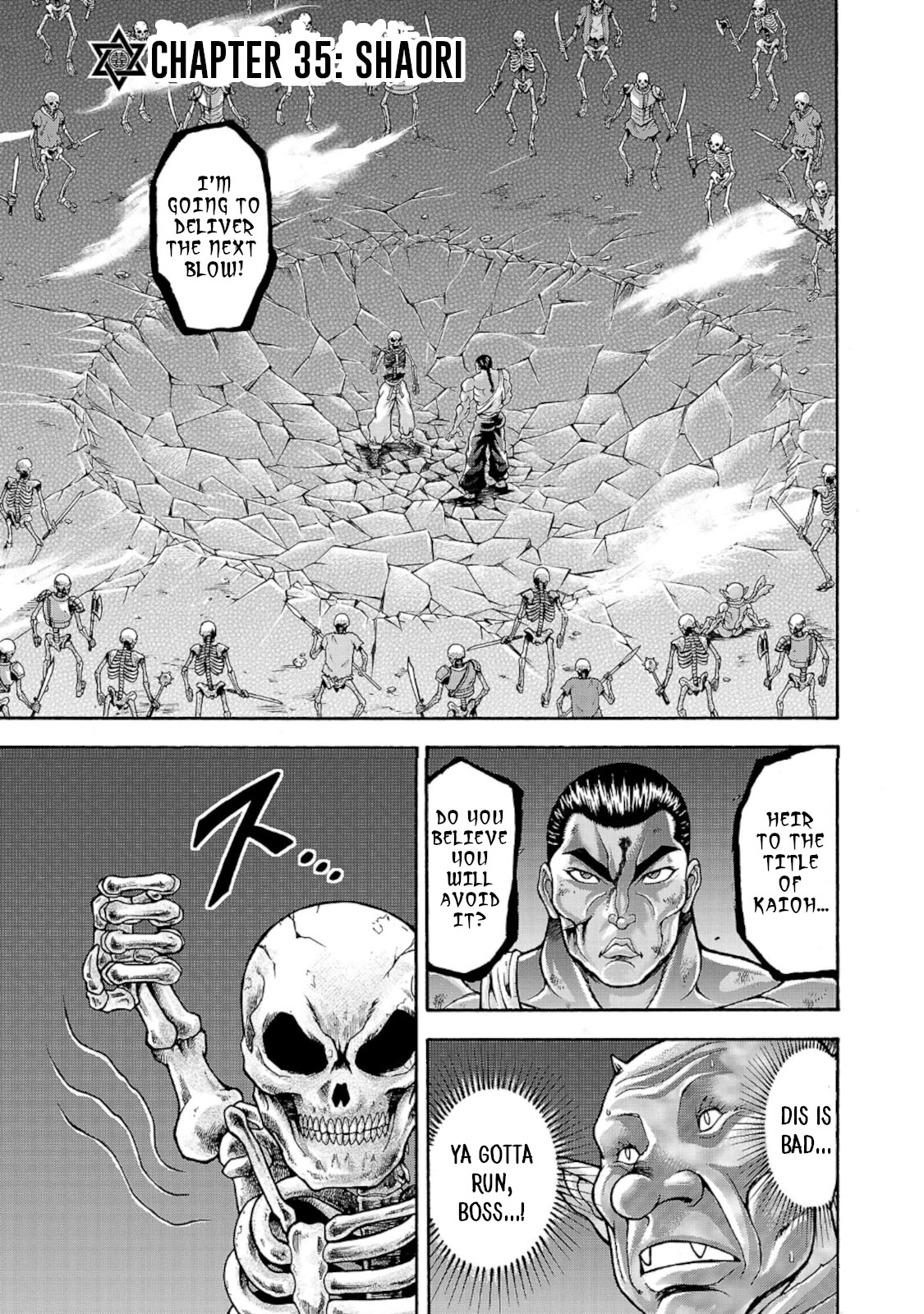 Baki Side Story - Retsu Kaioh Doesn't Mind Even if it's in another World Chapter 35 page 1 - Chapter 35: Shaori