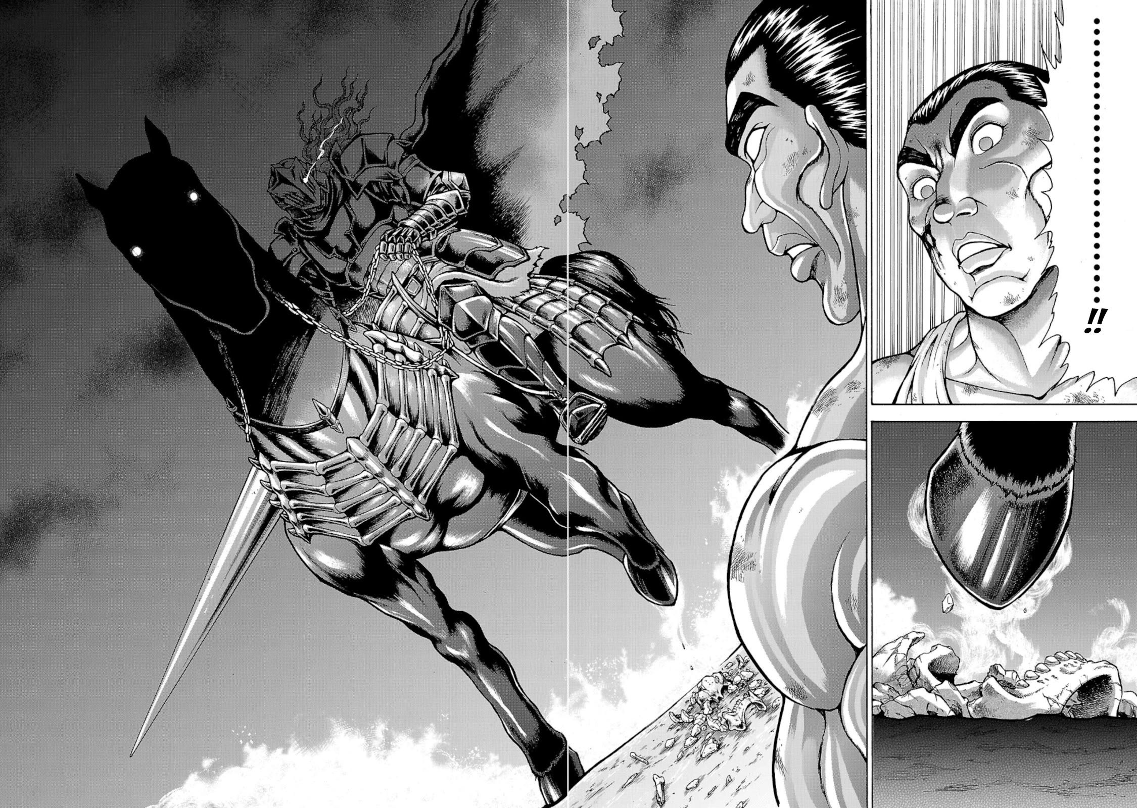 Baki Side Story - Retsu Kaioh Doesn't Mind Even if it's in another World Chapter 36 page 10 - Chapter 36: Death prophecy