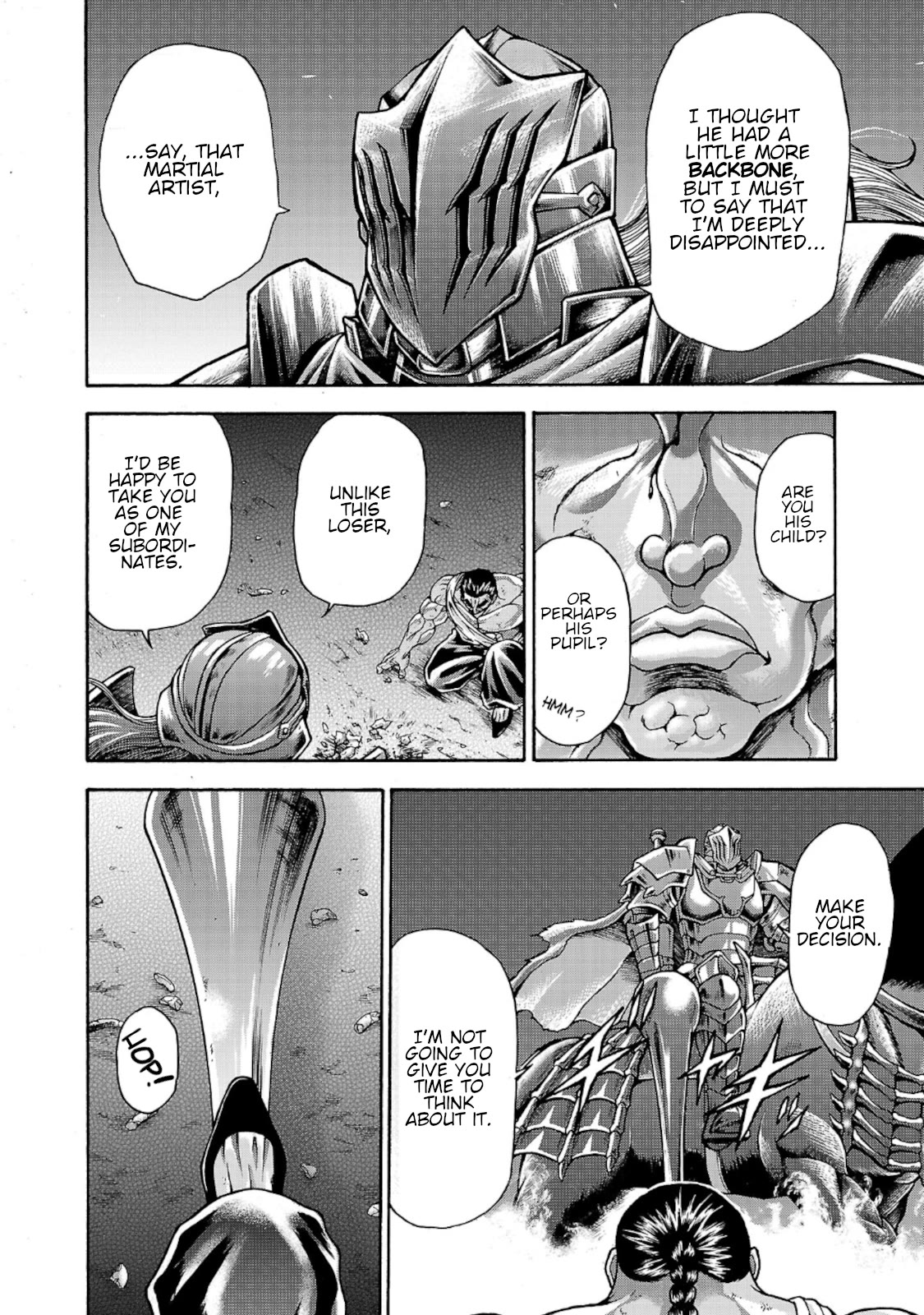 Baki Side Story - Retsu Kaioh Doesn't Mind Even if it's in another World Chapter 36 page 11 - Chapter 36: Death prophecy