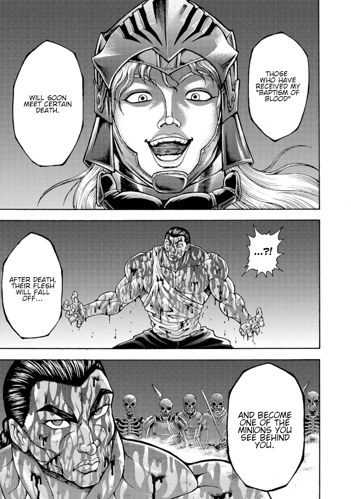Baki Side Story - Retsu Kaioh Doesn't Mind Even if it's in another World Chapter 36 page 18 - Chapter 36: Death prophecy