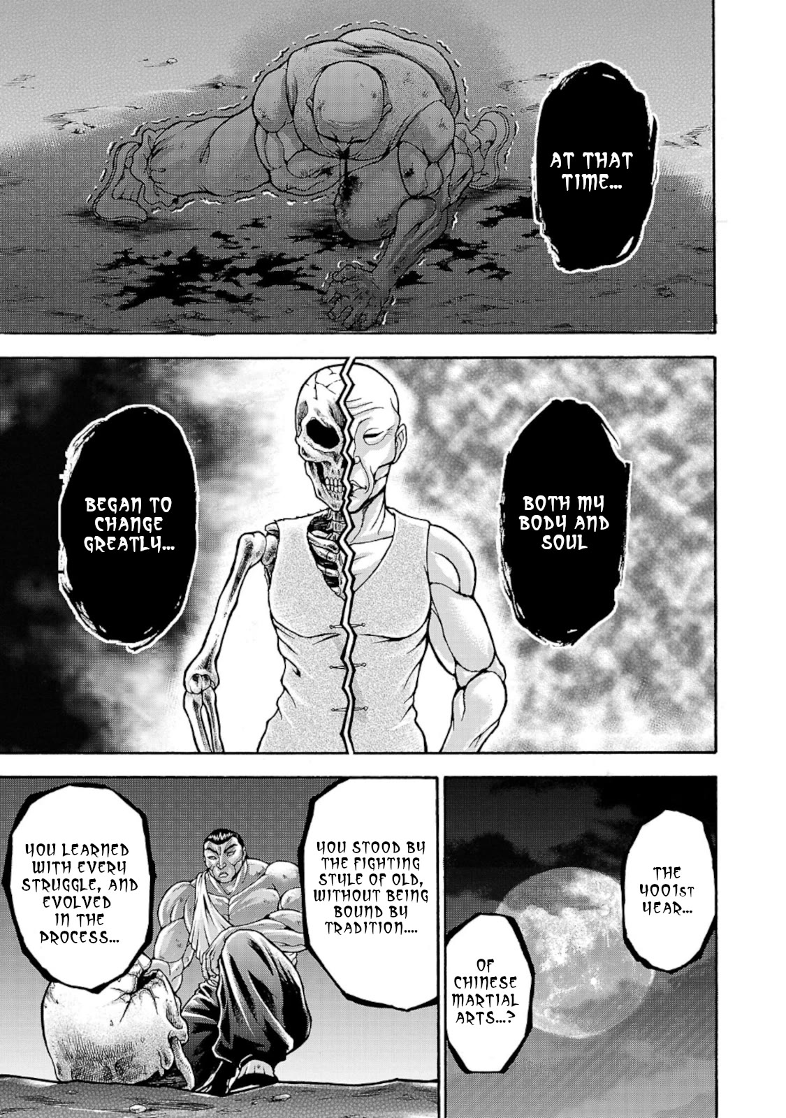 Baki Side Story - Retsu Kaioh Doesn't Mind Even if it's in another World Chapter 36 page 7 - Chapter 36: Death prophecy