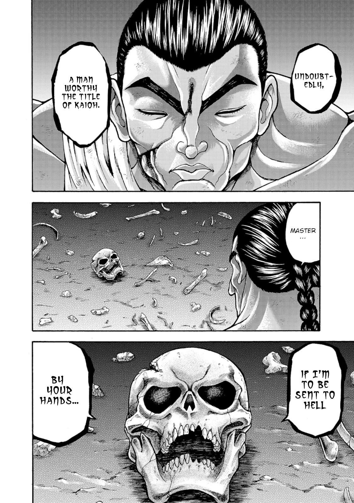 Baki Side Story - Retsu Kaioh Doesn't Mind Even if it's in another World Chapter 36 page 8 - Chapter 36: Death prophecy
