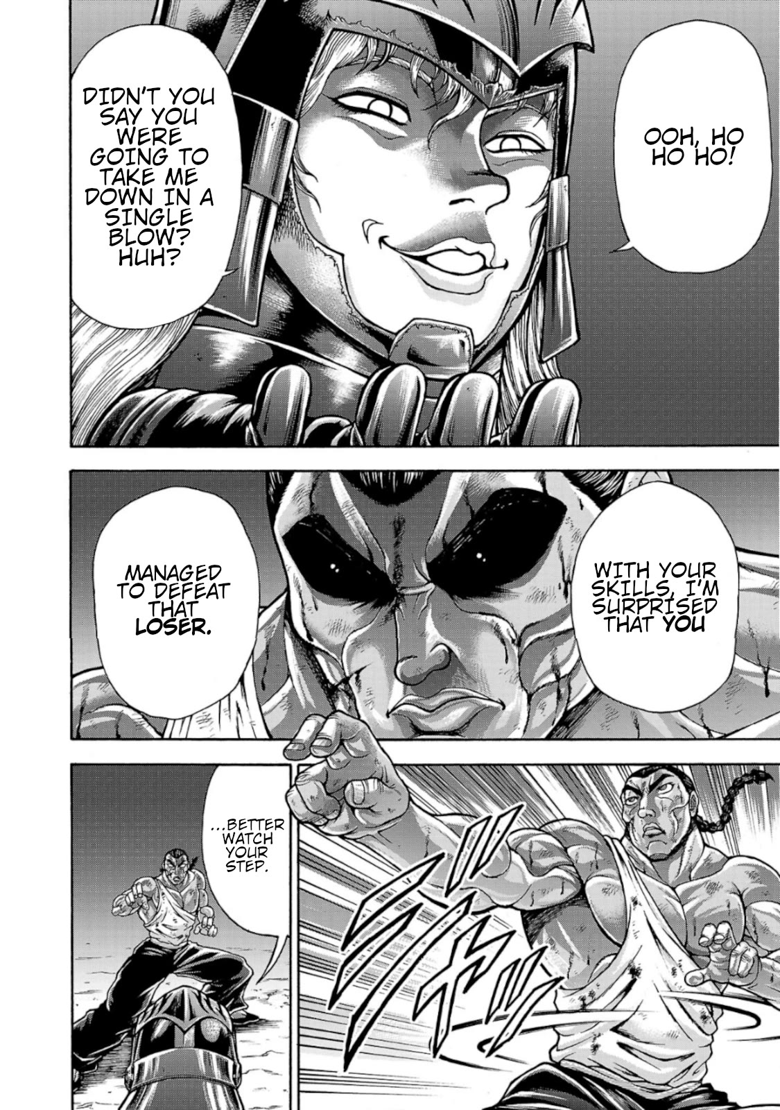 Baki Side Story - Retsu Kaioh Doesn't Mind Even if it's in another World Chapter 37 page 12 - Chapter 37: Disgrace