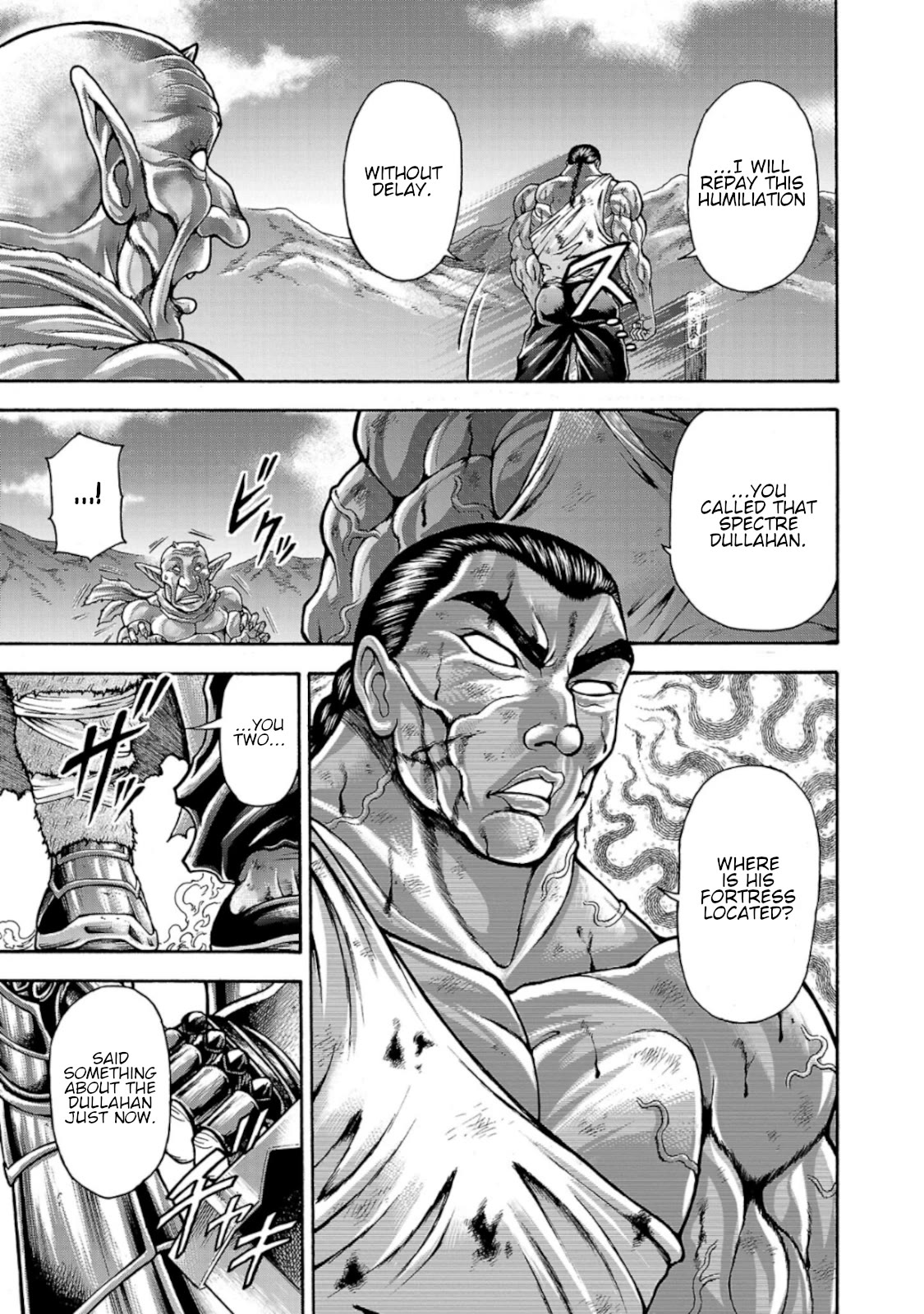 Baki Side Story - Retsu Kaioh Doesn't Mind Even if it's in another World Chapter 37 page 19 - Chapter 37: Disgrace