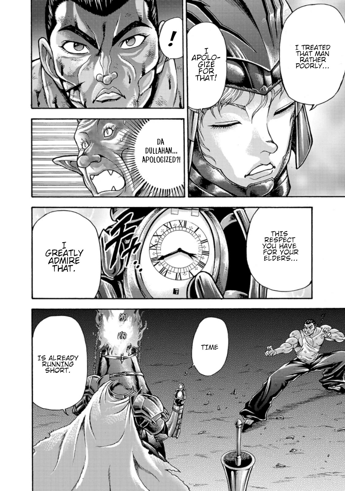 Baki Side Story - Retsu Kaioh Doesn't Mind Even if it's in another World Chapter 37 page 6 - Chapter 37: Disgrace