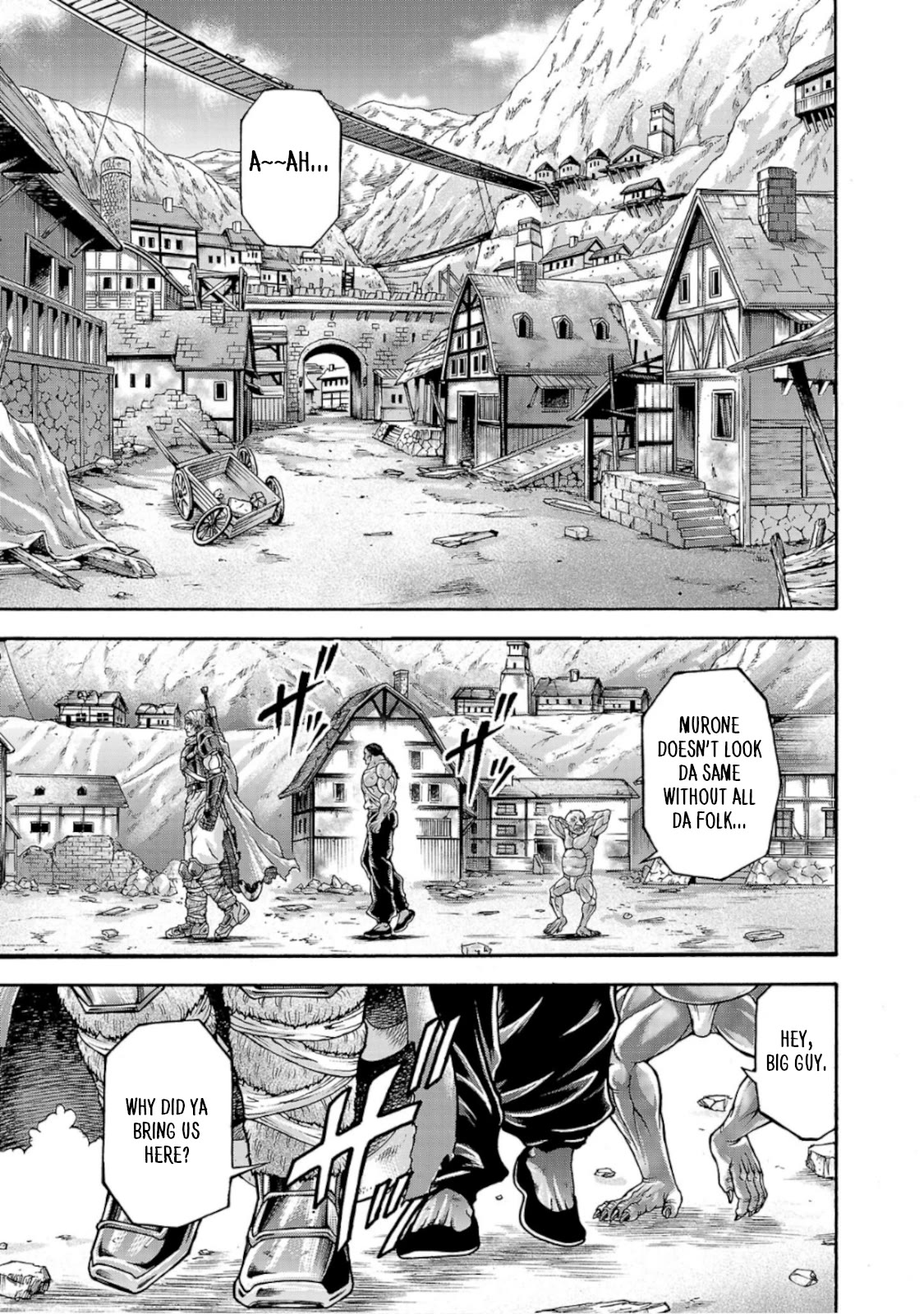 Baki Side Story - Retsu Kaioh Doesn't Mind Even if it's in another World Chapter 38 page 14 - Chapter 38: The man with the great sword