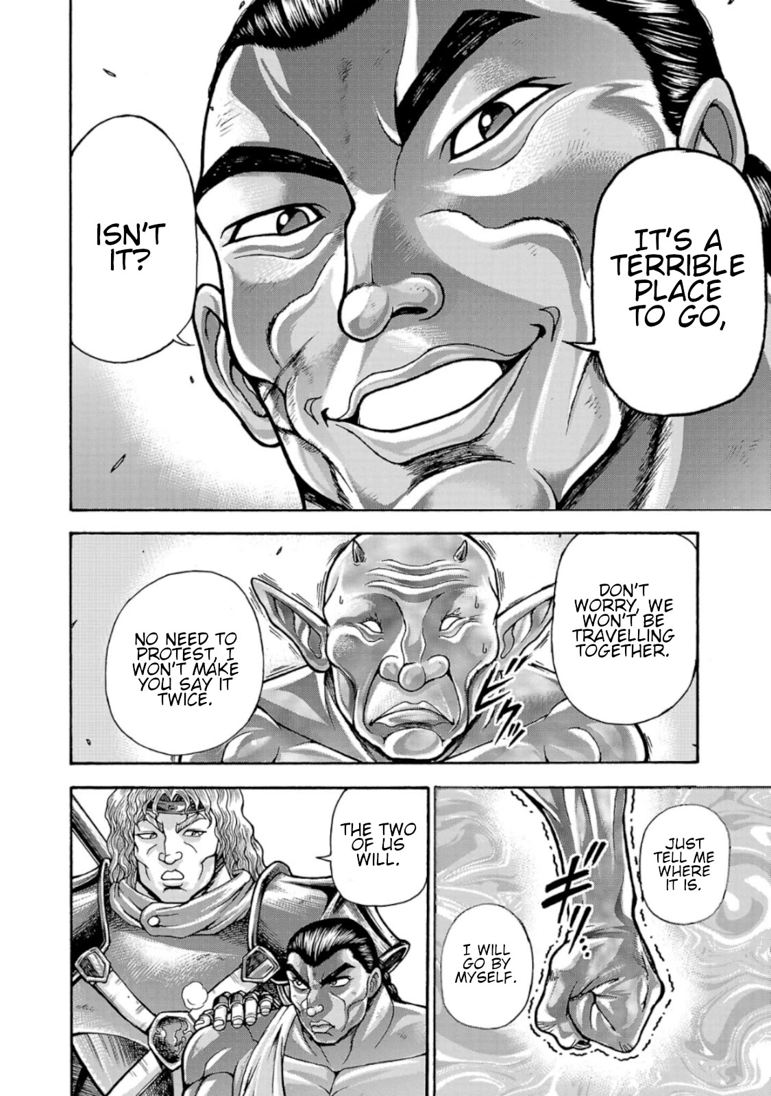 Baki Side Story - Retsu Kaioh Doesn't Mind Even if it's in another World Chapter 38 page 17 - Chapter 38: The man with the great sword