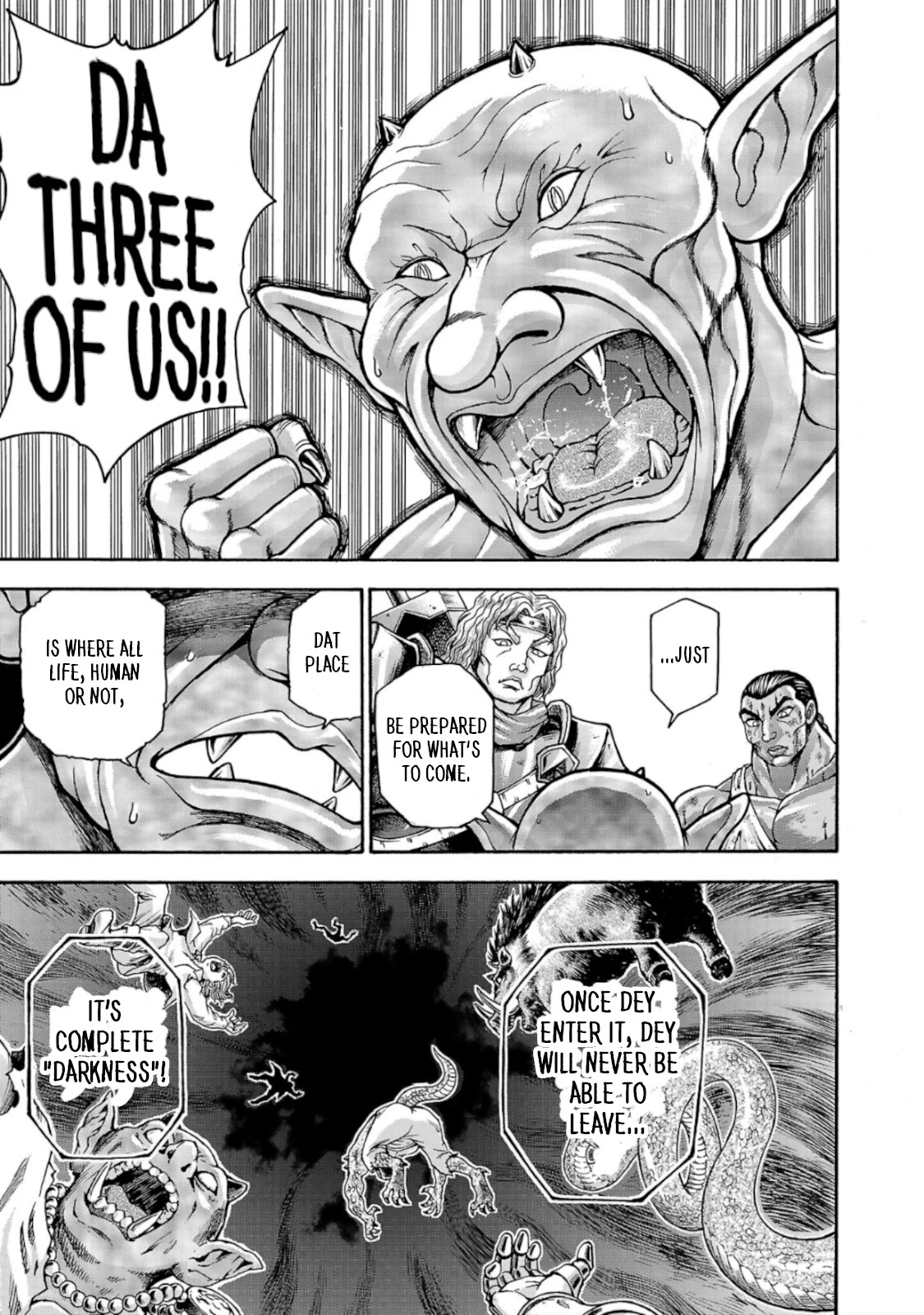 Baki Side Story - Retsu Kaioh Doesn't Mind Even if it's in another World Chapter 38 page 18 - Chapter 38: The man with the great sword