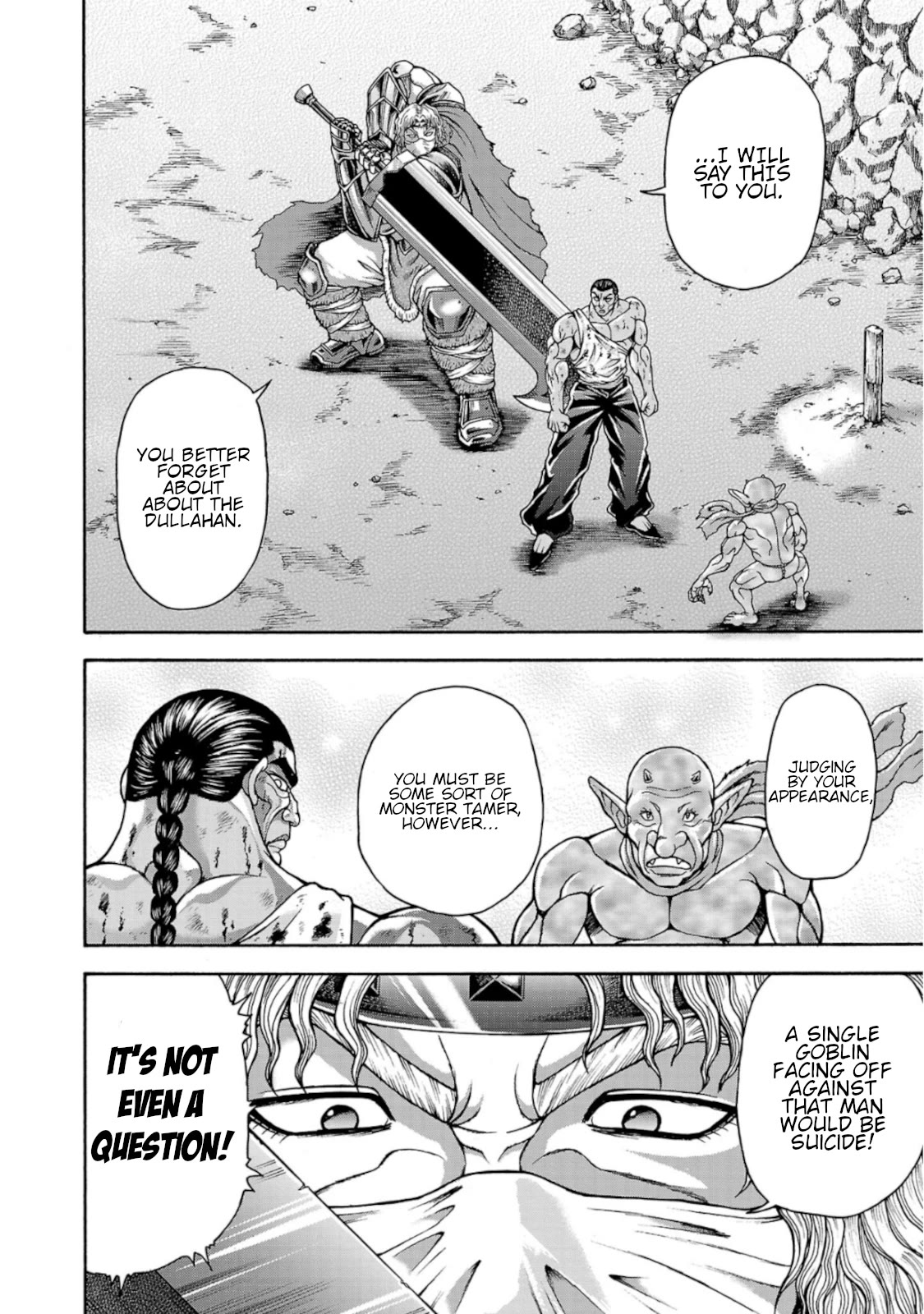Baki Side Story - Retsu Kaioh Doesn't Mind Even if it's in another World Chapter 38 page 2 - Chapter 38: The man with the great sword